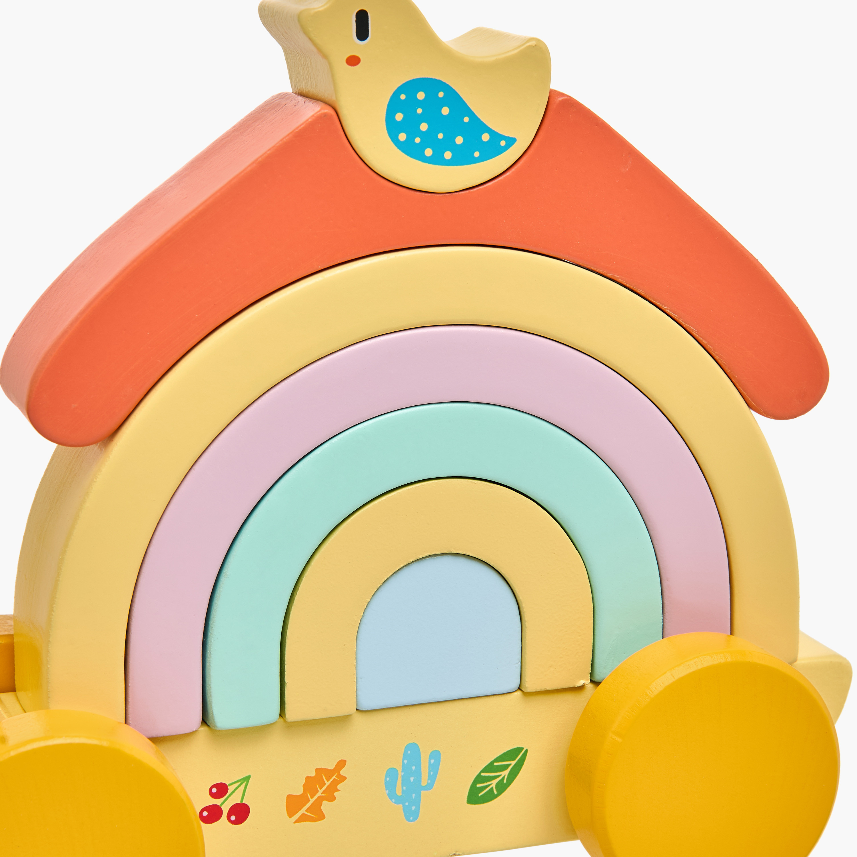 Juniors Pull Along Rainbow Snail Toy-toys-babyandtoddlertoys-pushandpulltoys-image-3