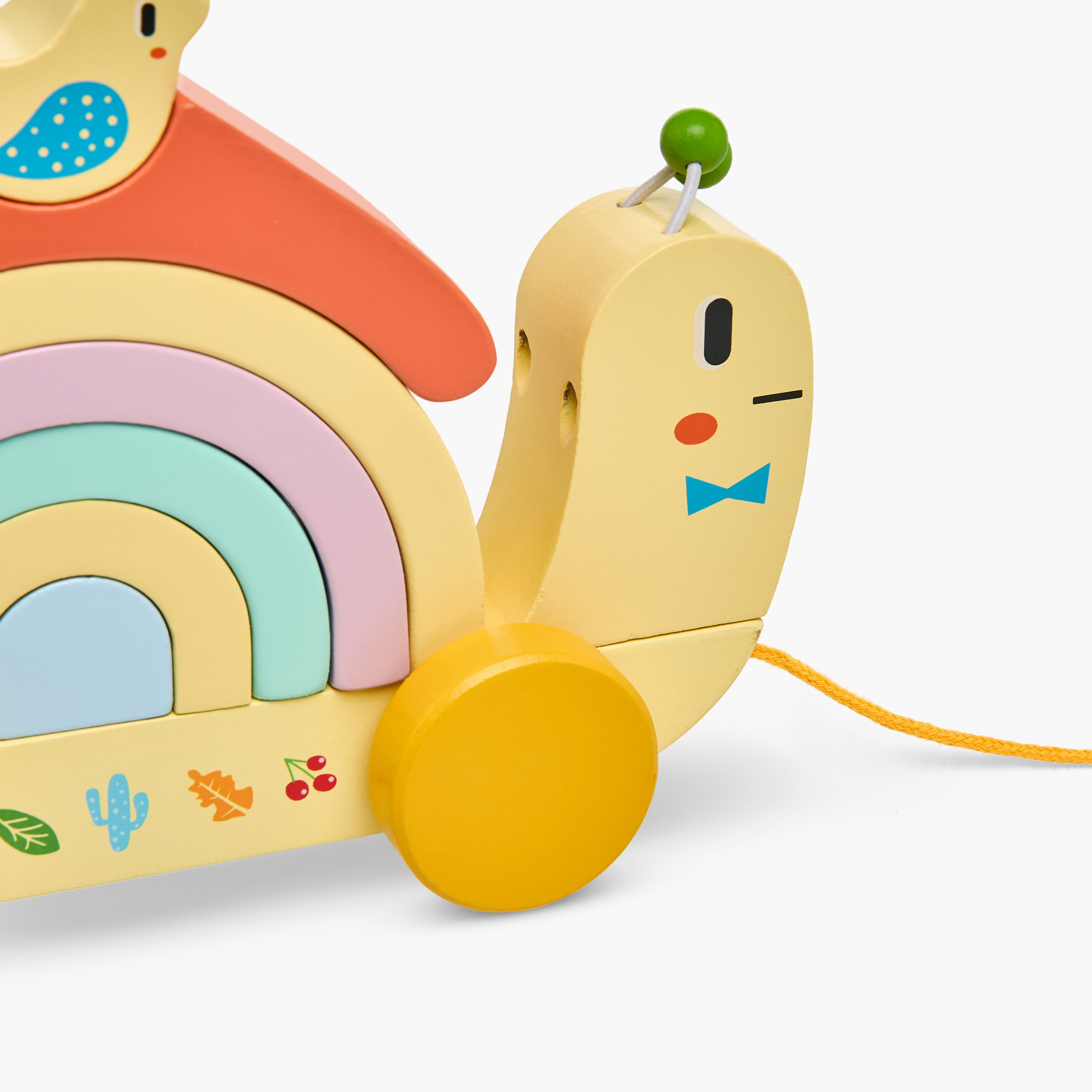 Juniors Pull Along Rainbow Snail Toy-toys-babyandtoddlertoys-pushandpulltoys-image-4