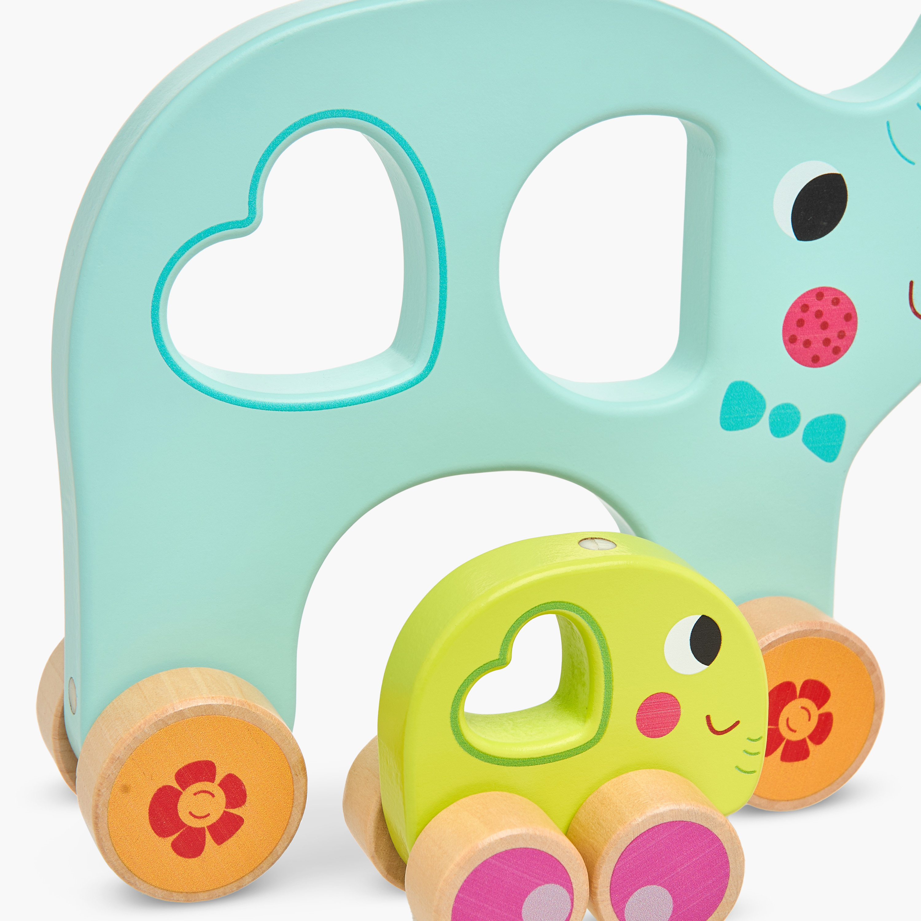 Juniors Pull Along Elephant Family Toy-toys-babyandtoddlertoys-pushandpulltoys-image-3