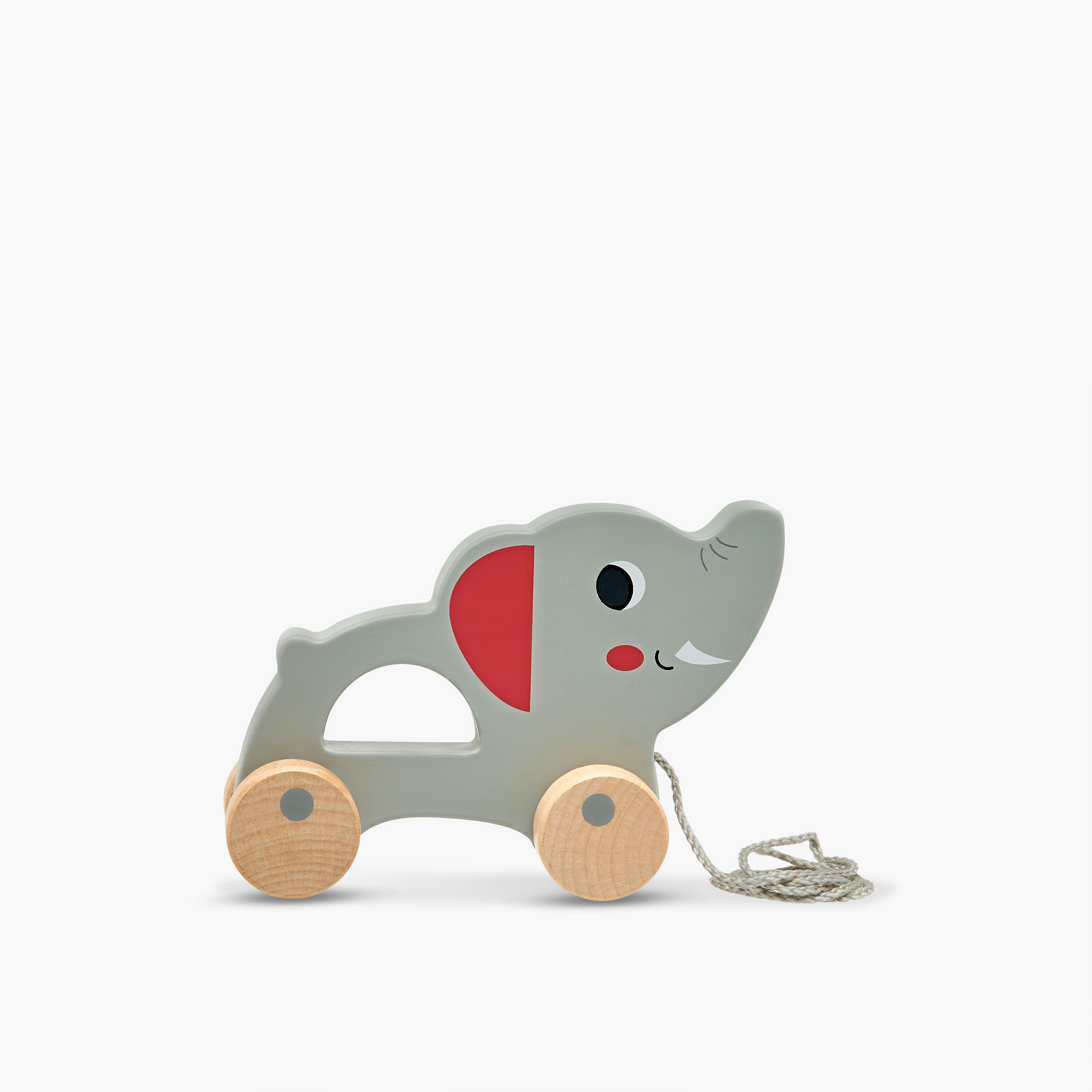 Juniors Pull Along Elephant Toy-toys-babyandtoddlertoys-pushandpulltoys-image-1