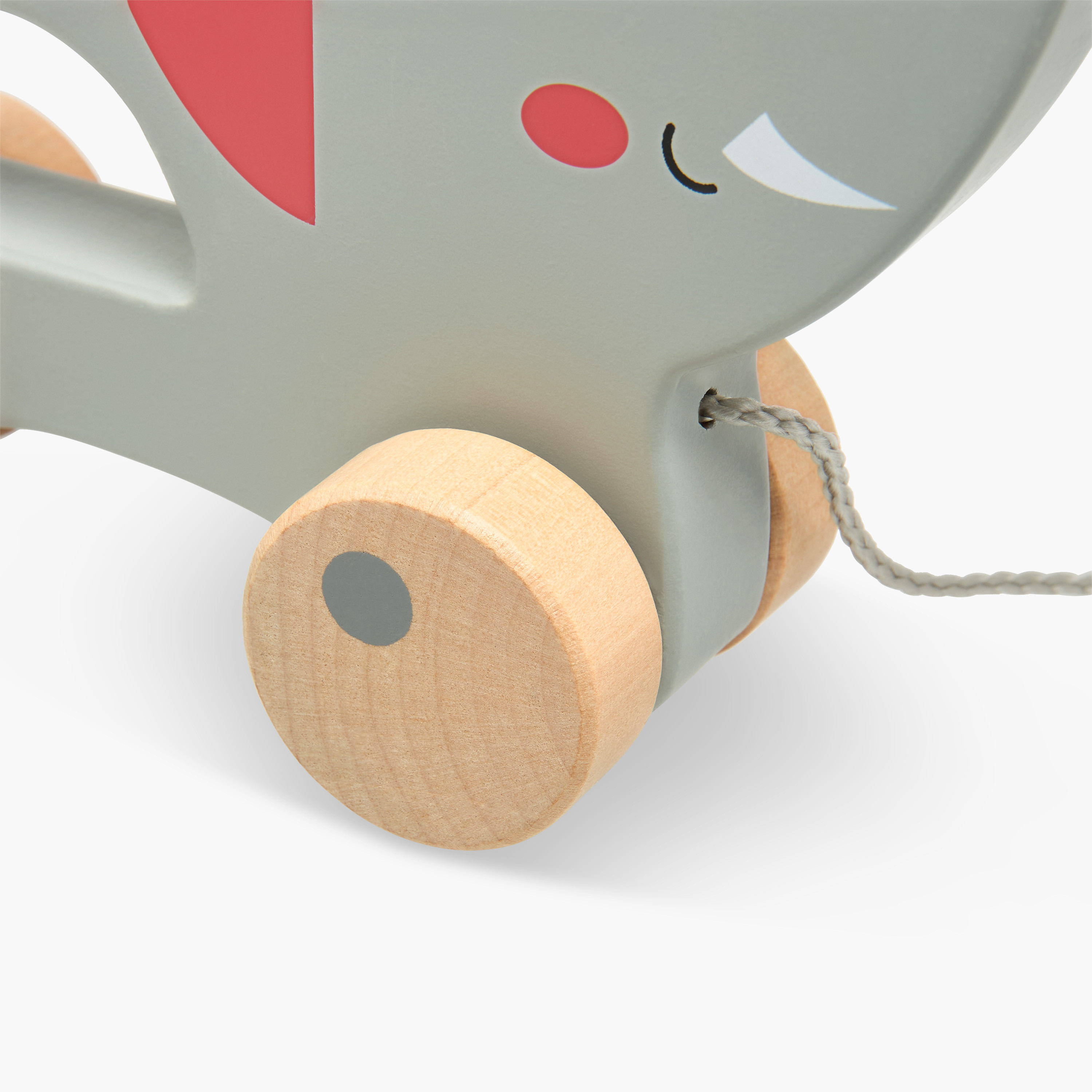Juniors Pull Along Elephant Toy-toys-babyandtoddlertoys-pushandpulltoys-image-4
