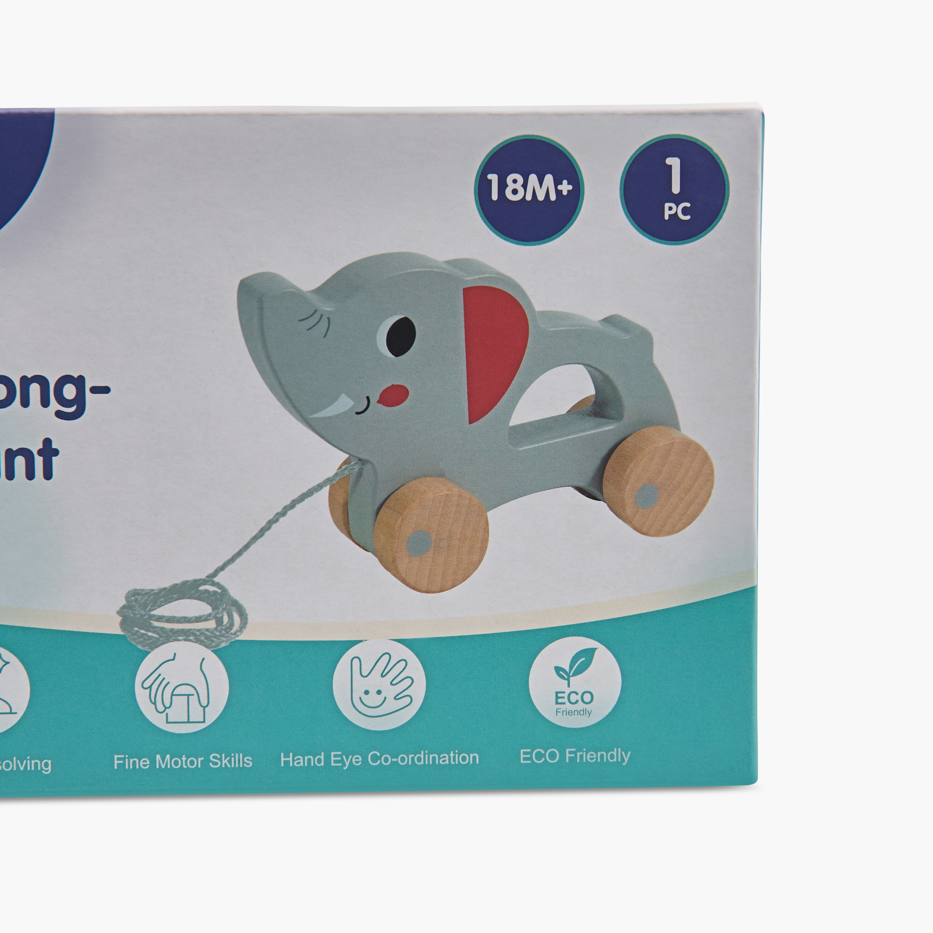Juniors Pull Along Elephant Toy-toys-babyandtoddlertoys-pushandpulltoys-image-6