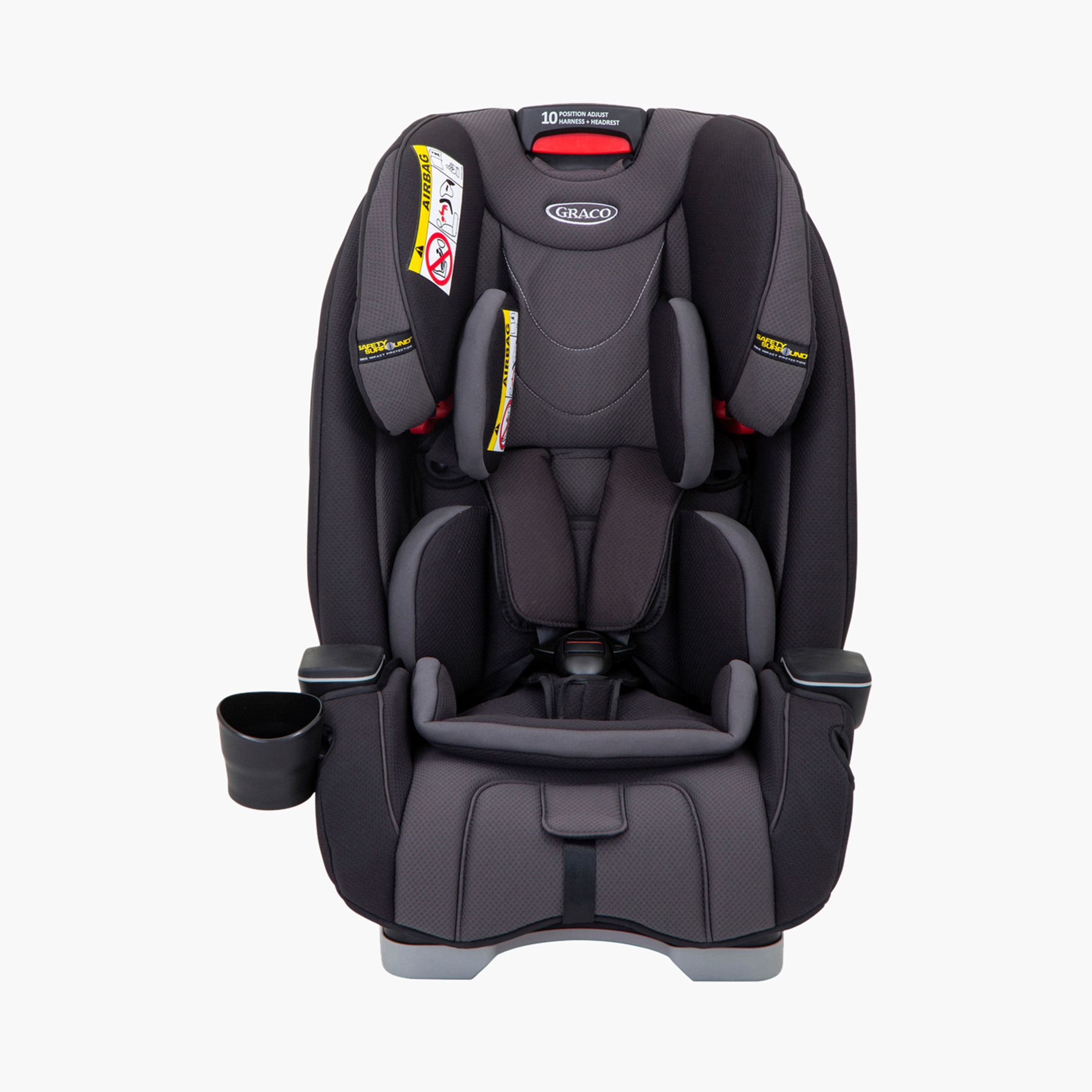 Graco SLIMFIT 5-Point Harness Convertible Car Seat - Midnight Grey-baby-gear-carseats-image-1