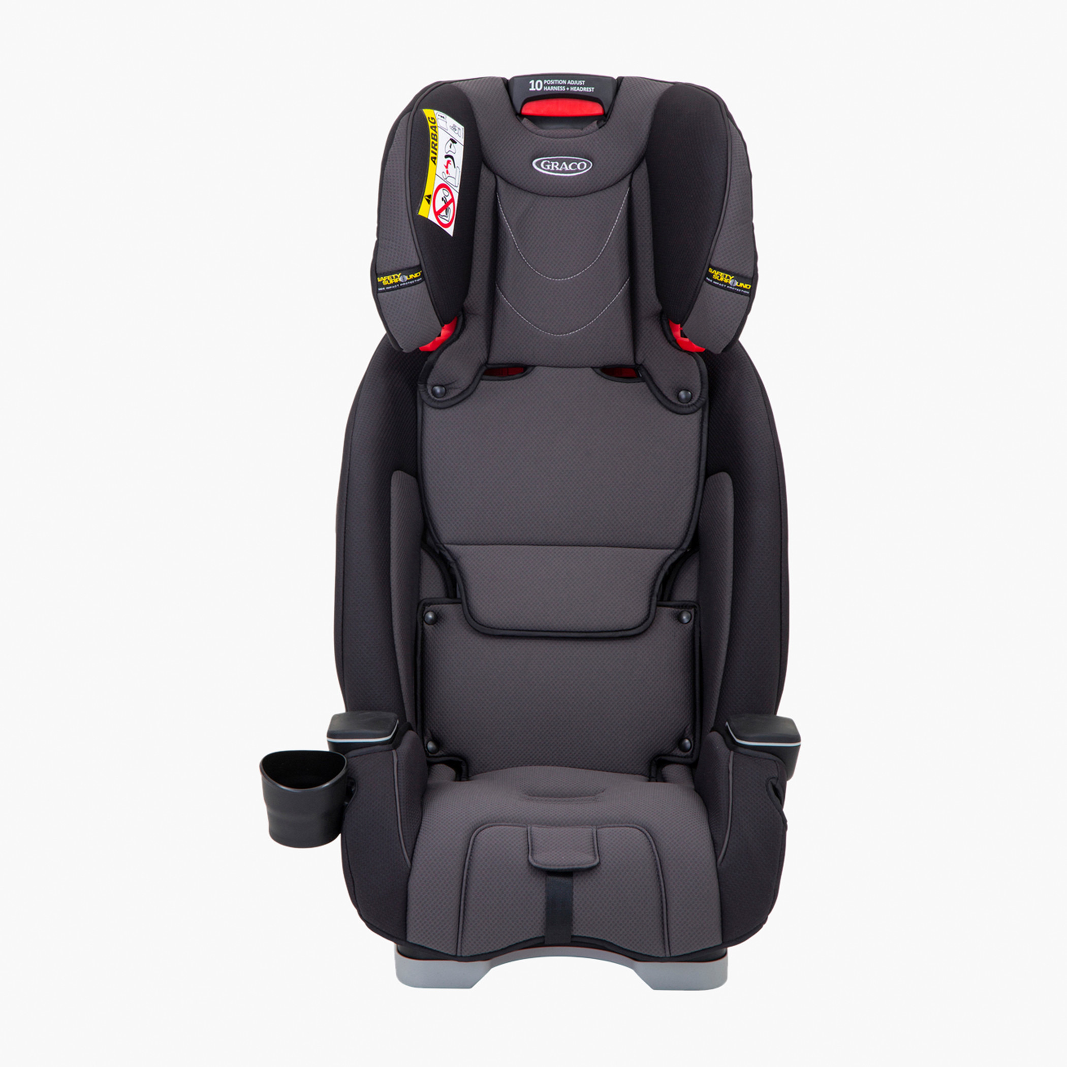 Graco SLIMFIT 5-Point Harness Convertible Car Seat - Midnight Grey-baby-gear-carseats-image-2