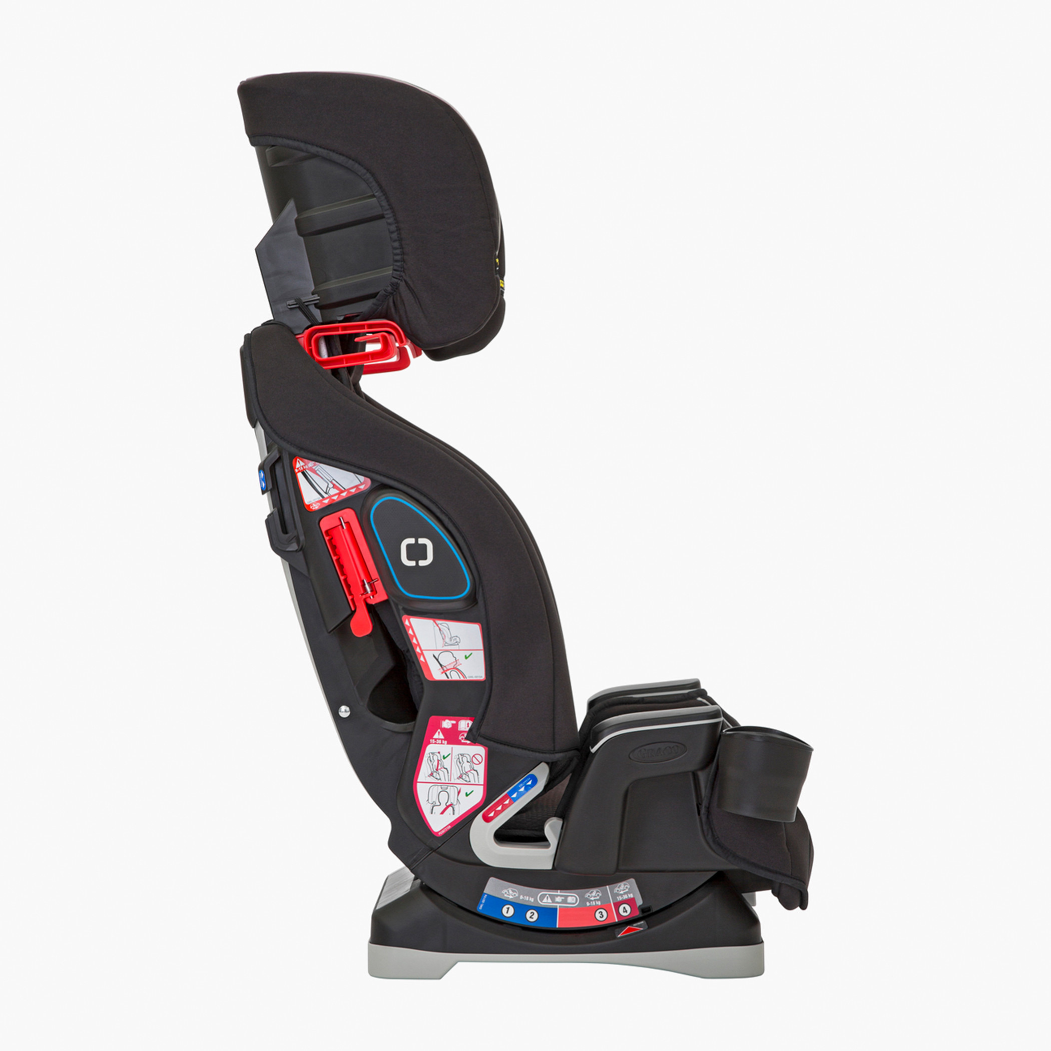 Graco SLIMFIT 5-Point Harness Convertible Car Seat - Midnight Grey-baby-gear-carseats-image-2