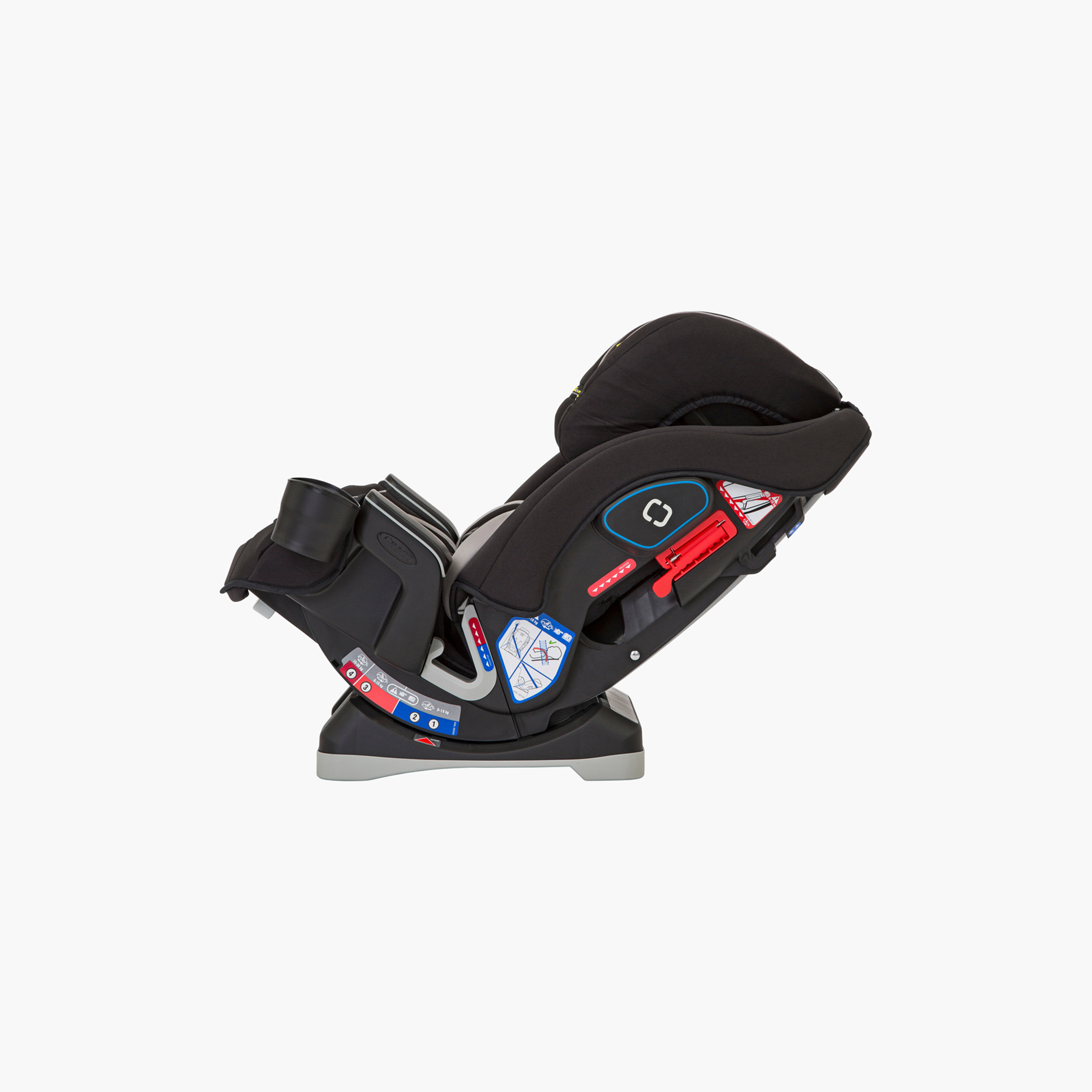 Graco SLIMFIT 5-Point Harness Convertible Car Seat - Midnight Grey-baby-gear-carseats-image-3