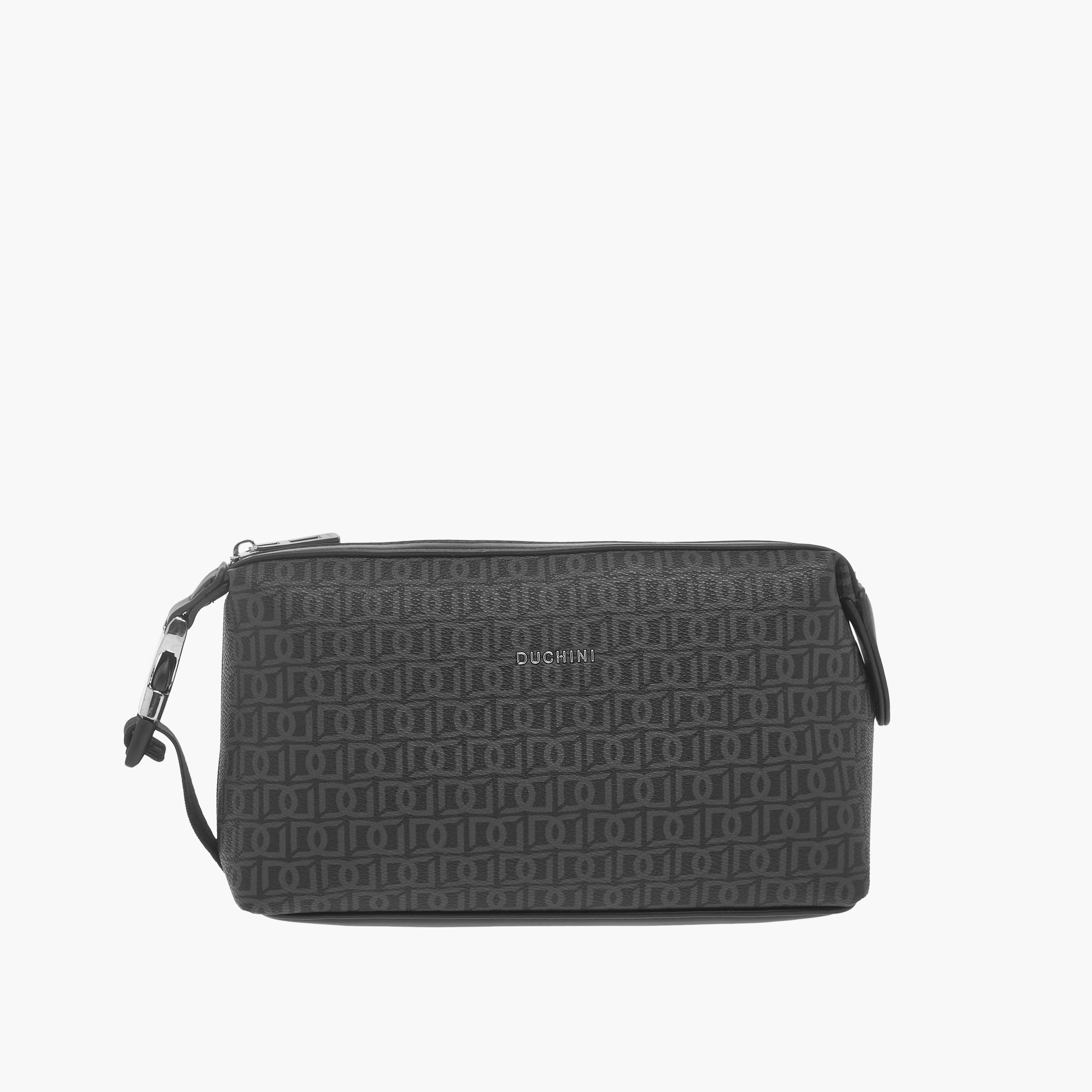 شنطة صغيرة بسحاب إغلاق وتفاصيل إبزيم بطبعات مونوغرام من دوتشيني-men-beltsandwallets-wallets-image-1
