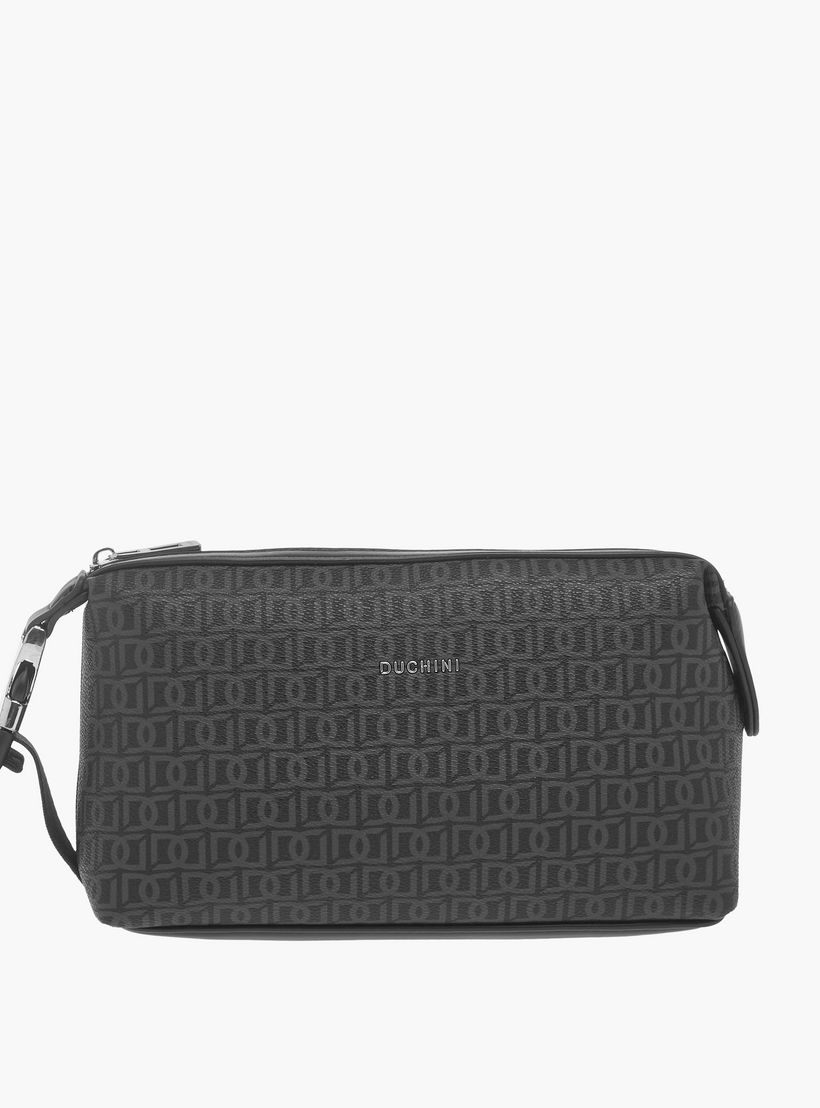 شنطة صغيرة بسحاب إغلاق وتفاصيل إبزيم بطبعات مونوغرام من دوتشيني-men-beltsandwallets-wallets-image-1