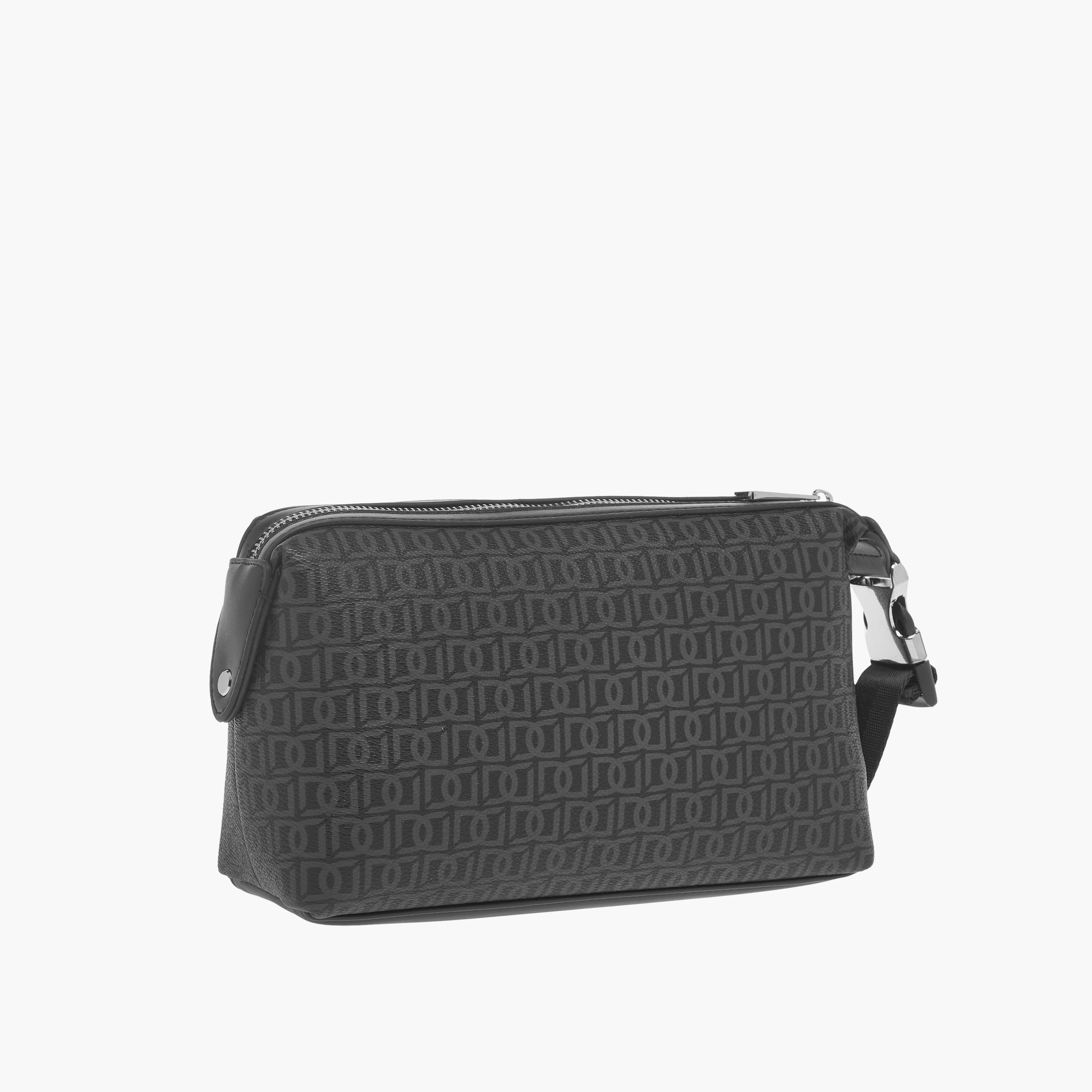 شنطة صغيرة بسحاب إغلاق وتفاصيل إبزيم بطبعات مونوغرام من دوتشيني-men-beltsandwallets-wallets-image-3
