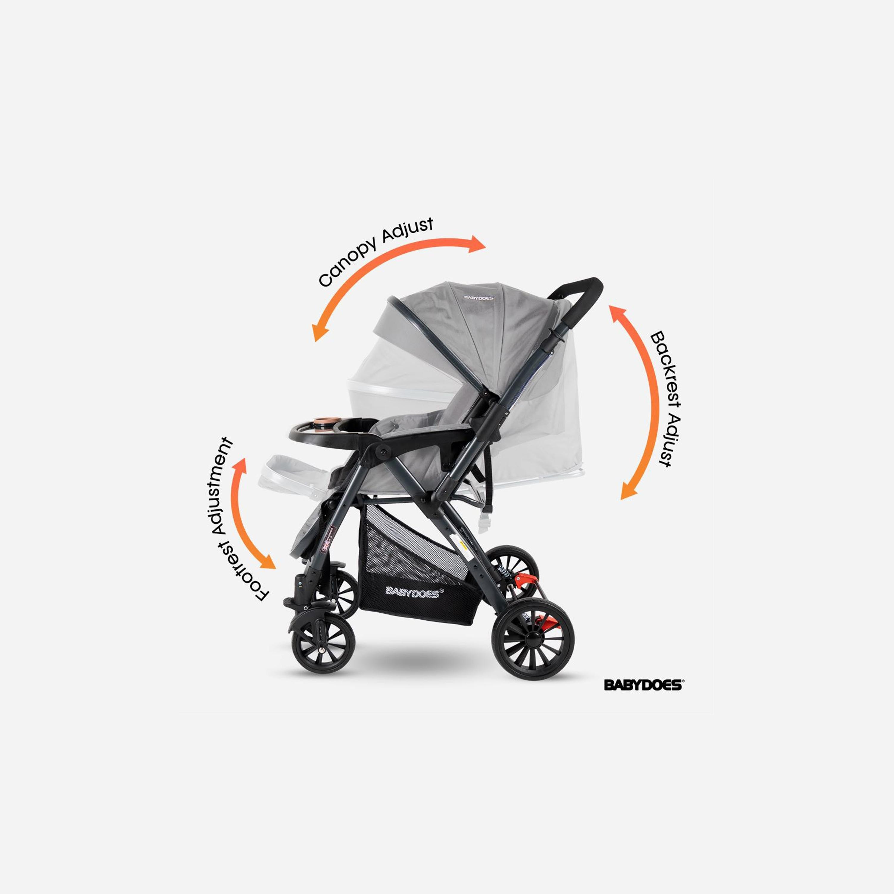 Babydoes MALTOZ Stroller with Reversable Handle - 0-4 Years-baby-gear-strollersandprams-strollers-image-5