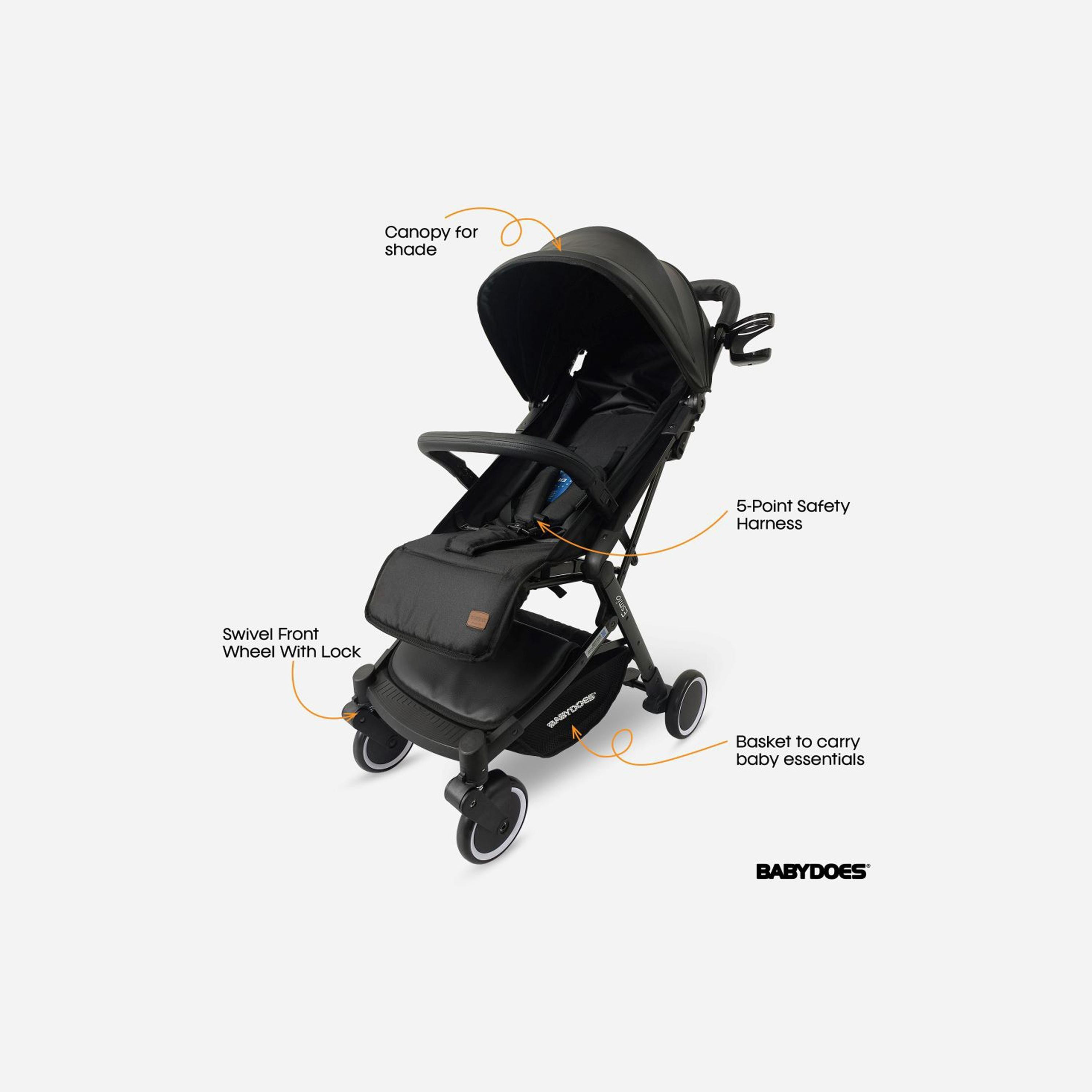 Babydoes ESMIO Travel Lite Shock Proof Stroller - 0-4 Years-baby-gear-strollersandprams-strollers-image-3