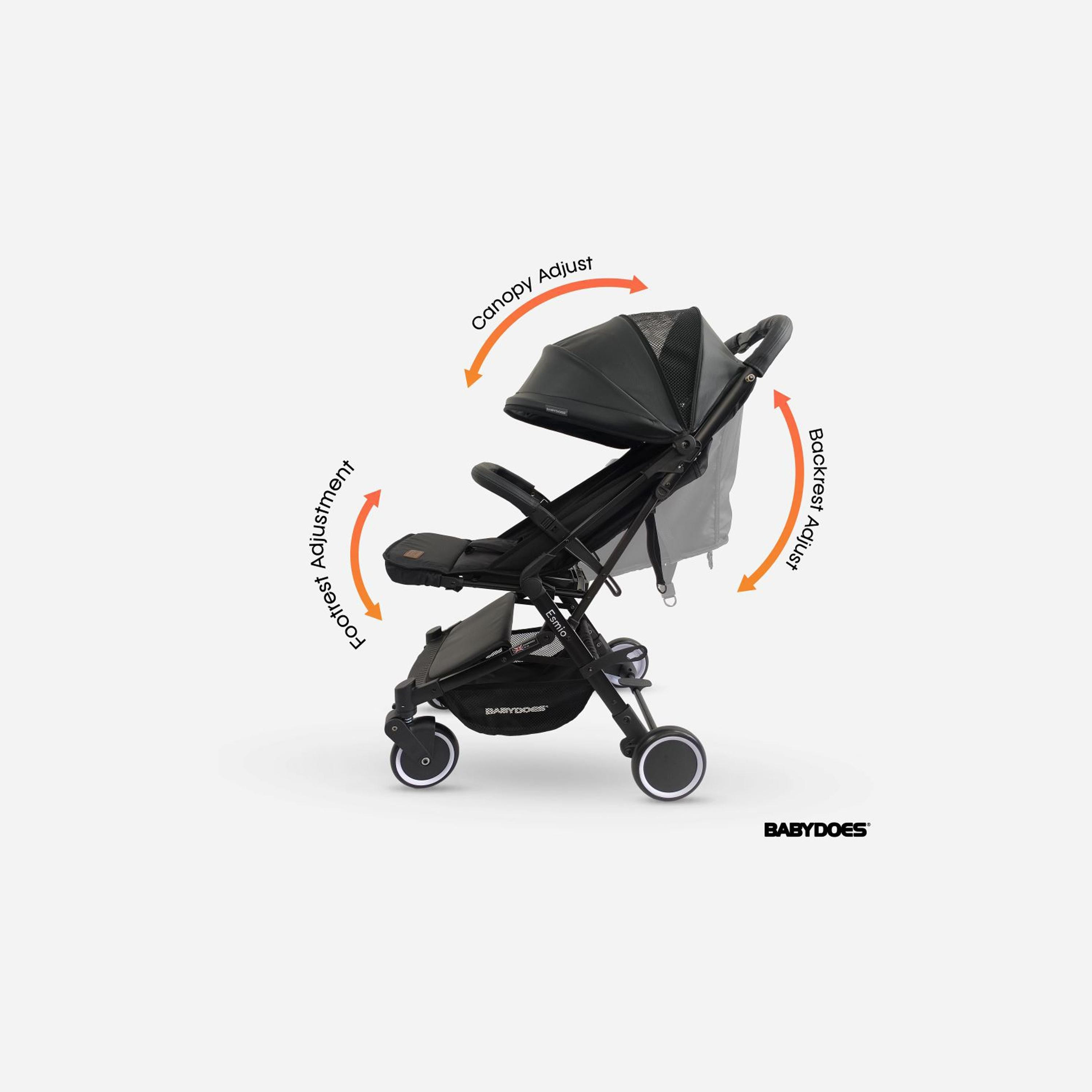 Babydoes ESMIO Travel Lite Shock Proof Stroller - 0-4 Years-baby-gear-strollersandprams-strollers-image-4