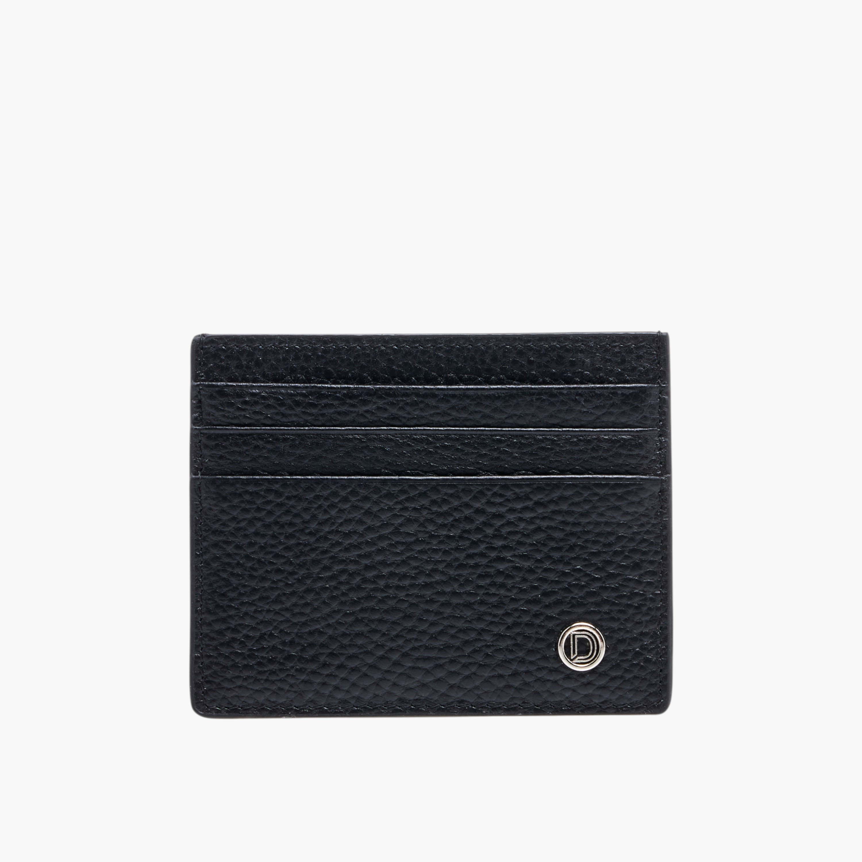 Duchini Textured Card Holder with Open Top-men-beltsandwallets-wallets-image-1