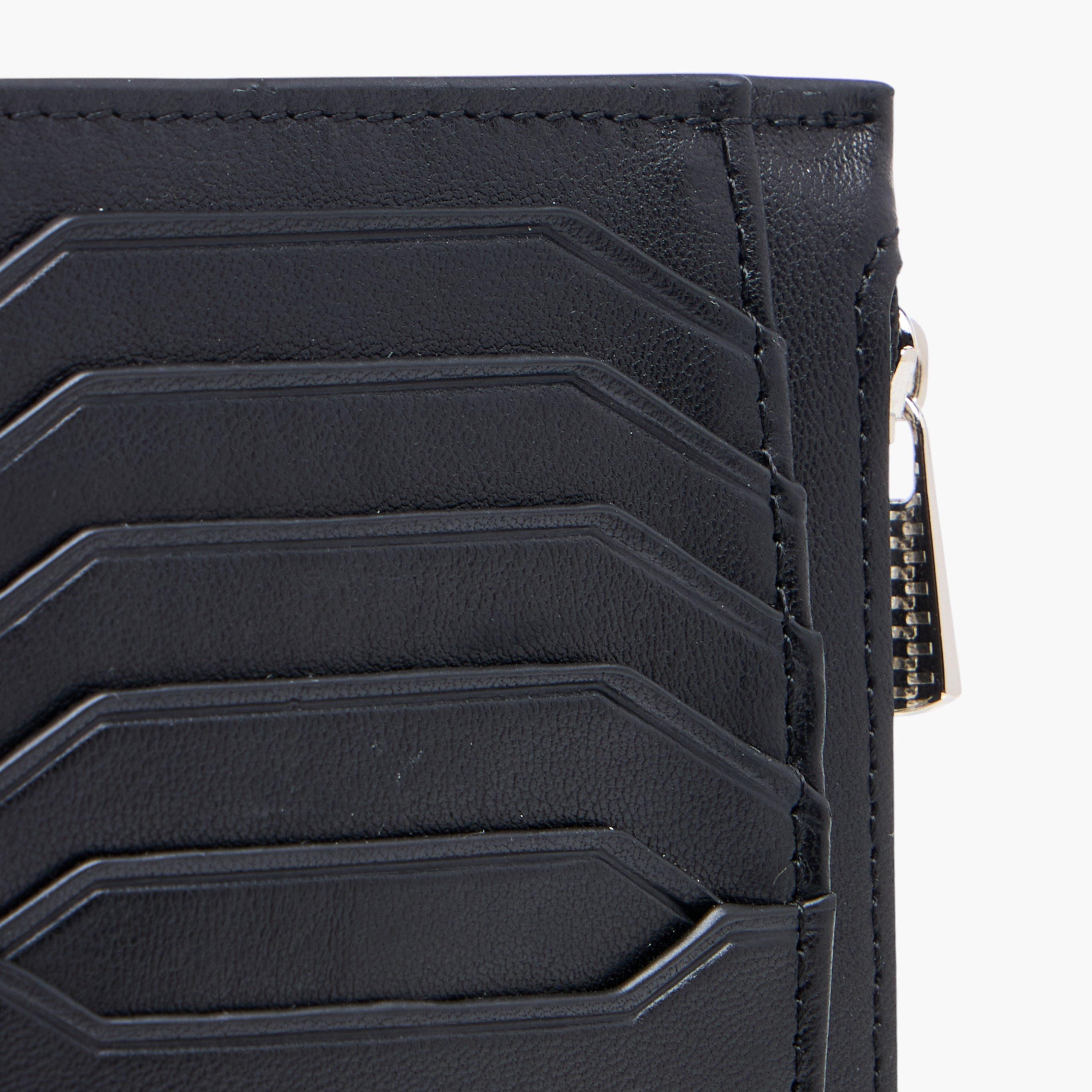 Duchini Textured Card Holder with Zip Closure-men-beltsandwallets-wallets-image-3