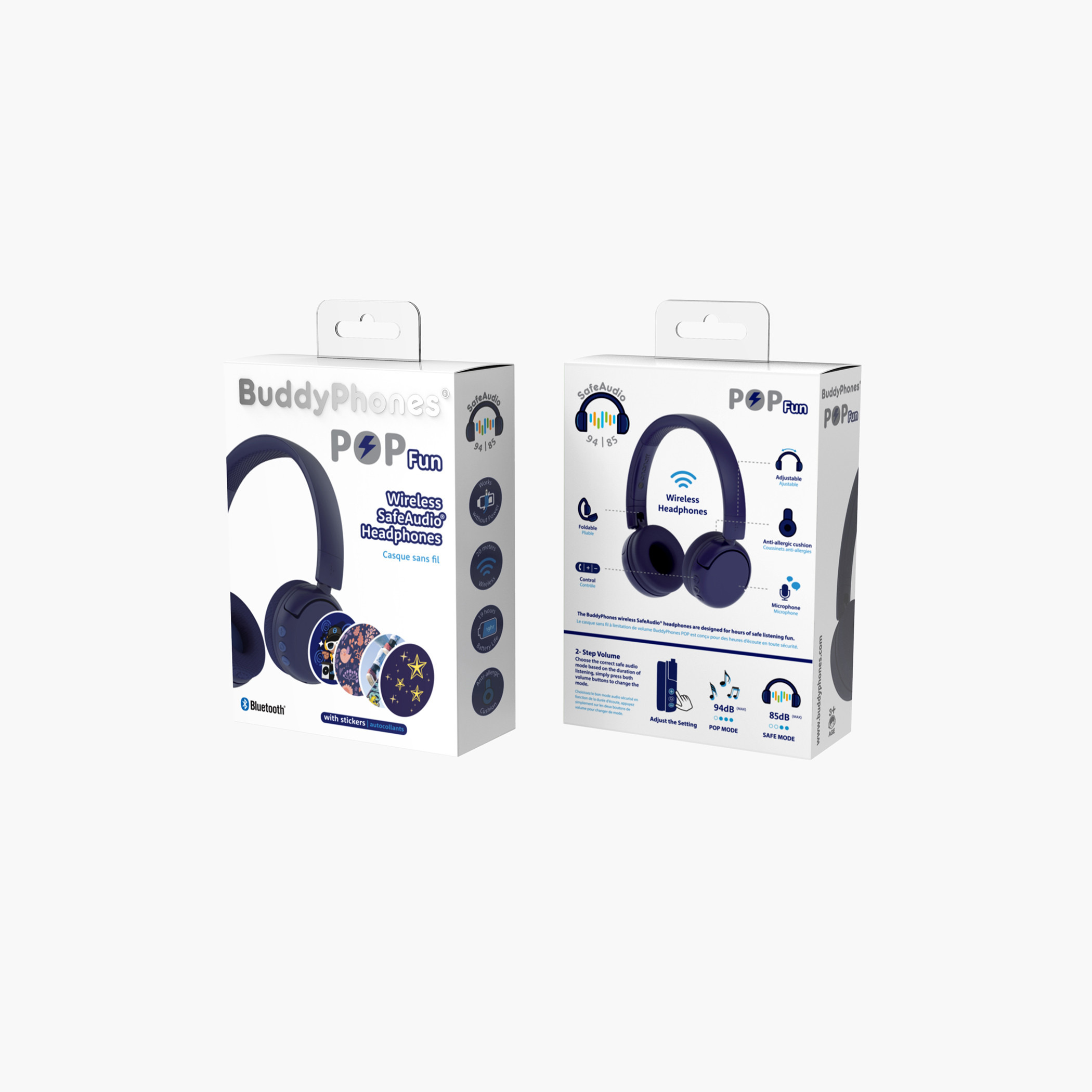 BuddyPhones Pop Fun Wireless Headphones with Charge and Audio Cable-electronics-headphonesandearphones-image-8