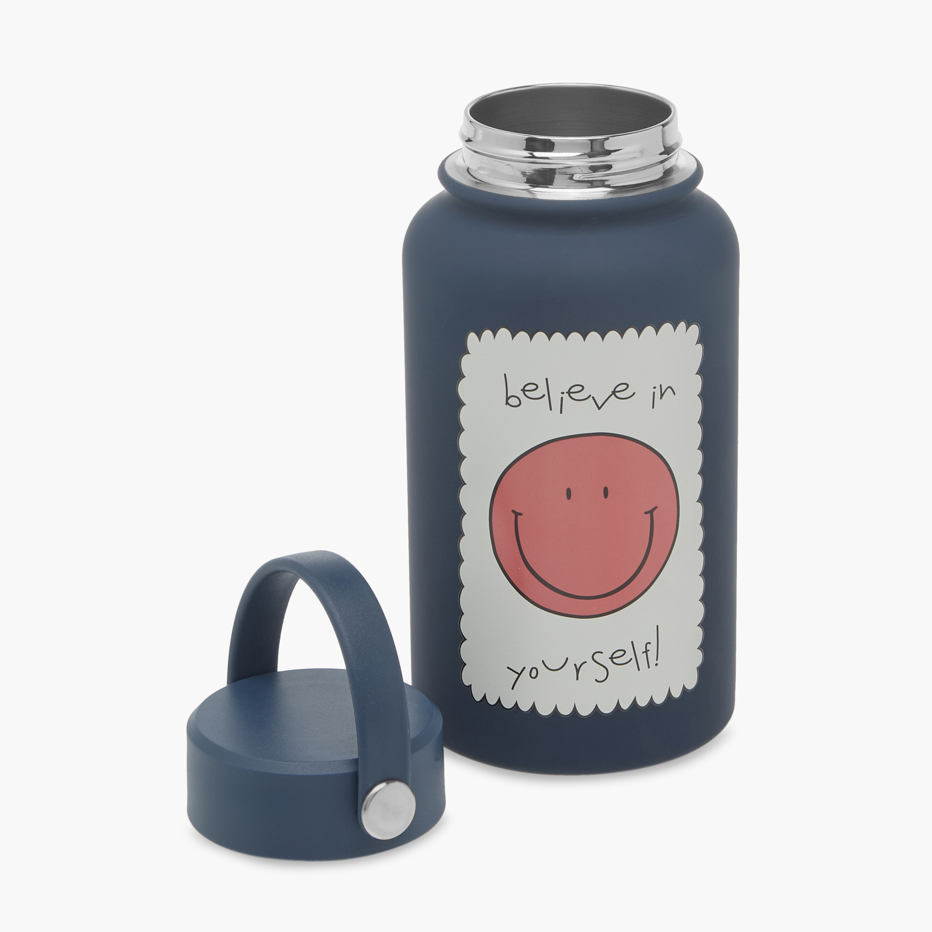 قارورة عازلة ستانليس ستيل بجدار مزدوج وطبعات شعار - 650 مل-school-waterbottles-image-2