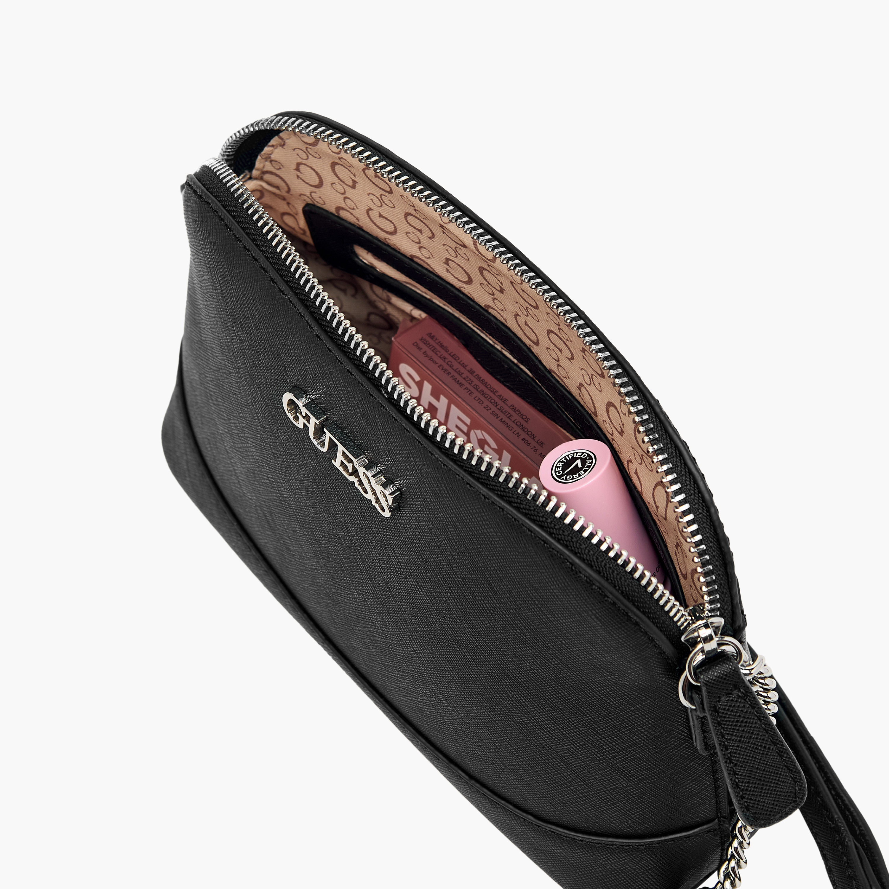 Guess Tidewood Textured Mini Crossbody Bag with Zip Closure-women-bagsandwallets-handbags-image-8