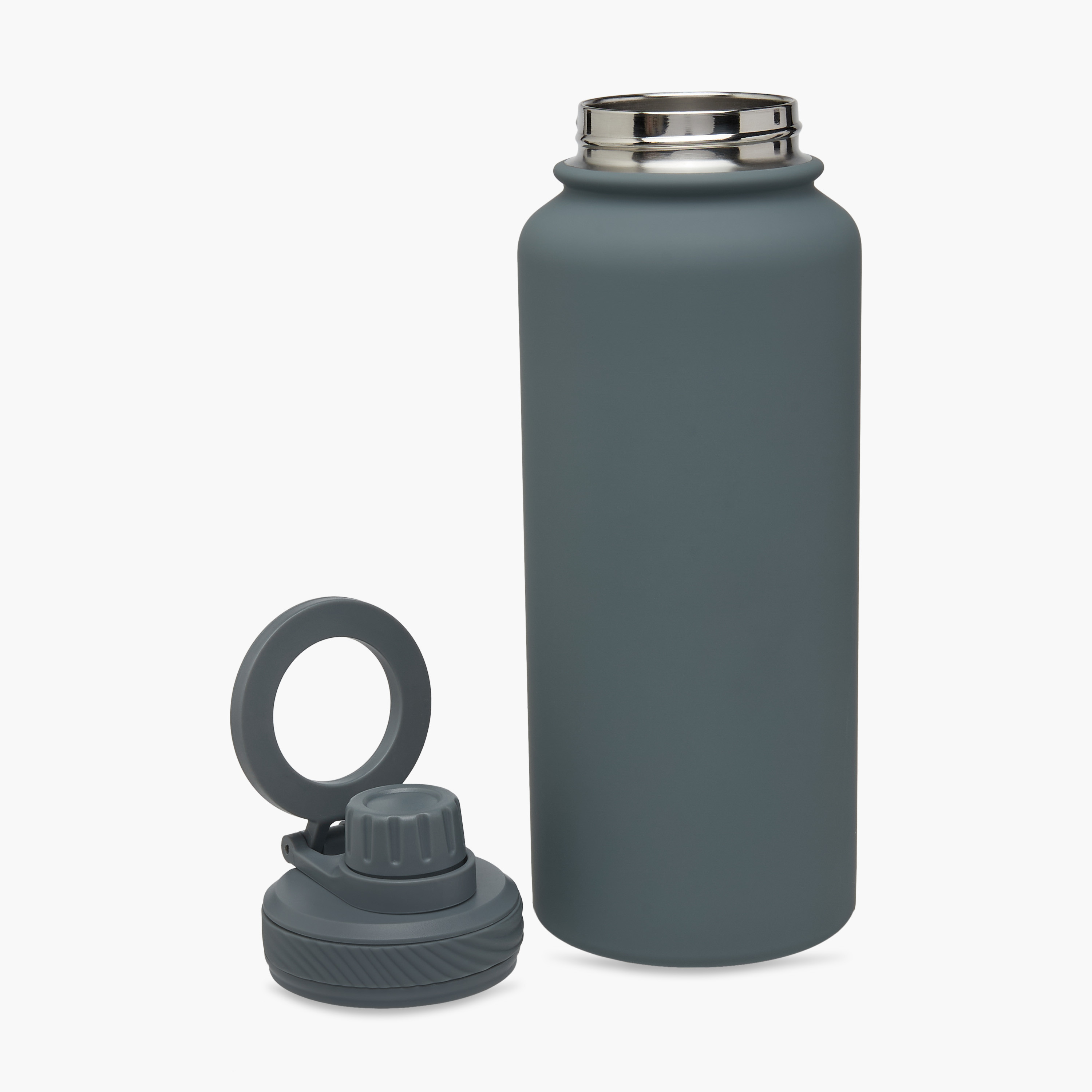 Solid Double Wall Vacuum Sipper Water Bottle with Magnetic Lid - 1 L-school-waterbottles-image-2