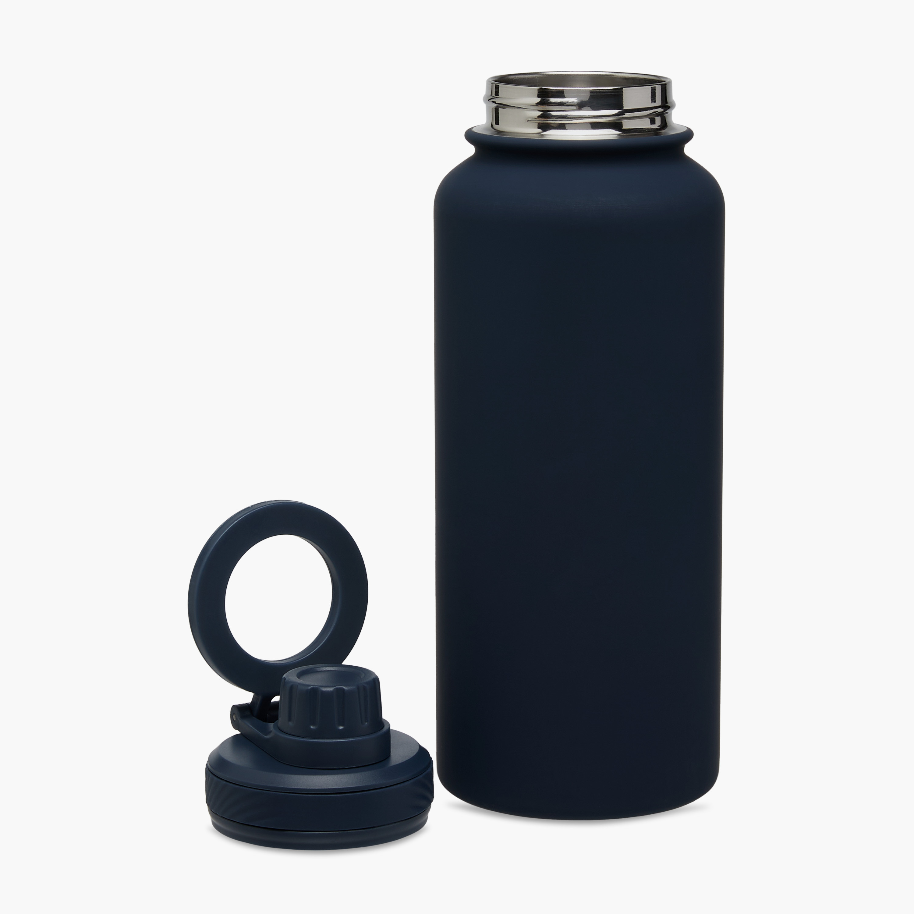 Solid Double Wall Vacuum Sipper Water Bottle with Magnetic Lid - 1 L-school-waterbottles-image-2