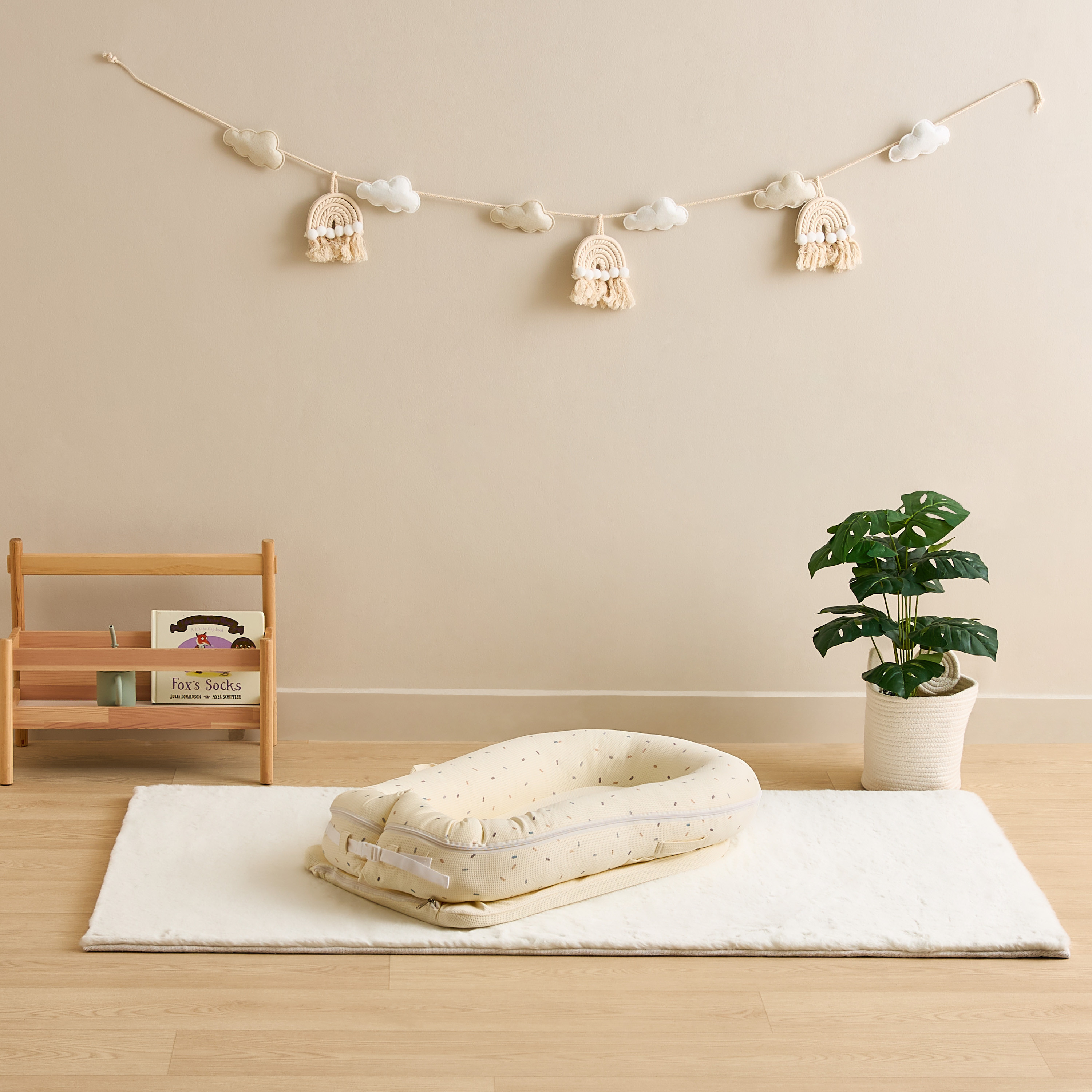 Giggles Waffle Texture Sleeping Bag with Mosquito Net-baby-nursery-blanketsandswaddles-swaddlesandsleepingbags-image-1