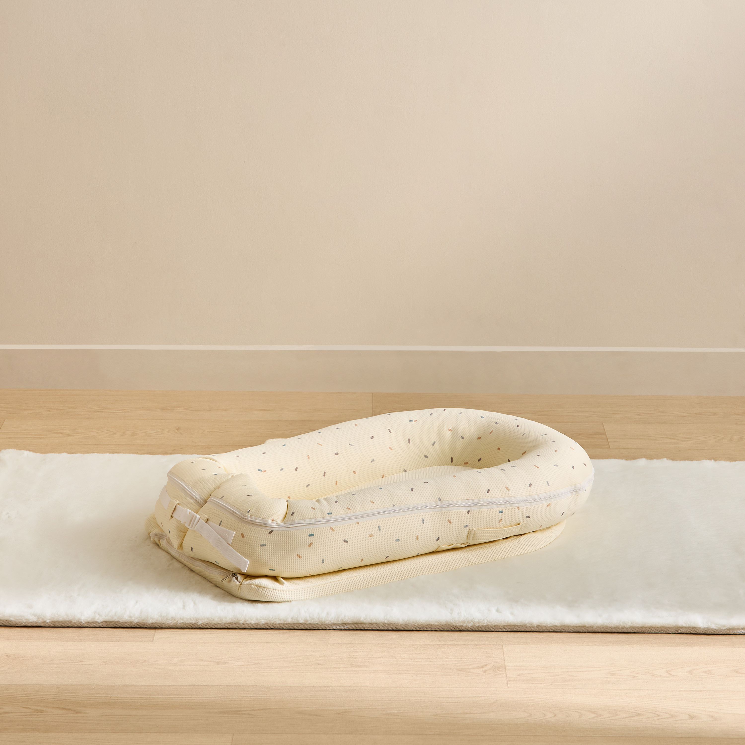 Giggles Waffle Texture Sleeping Bag with Mosquito Net-baby-nursery-blanketsandswaddles-swaddlesandsleepingbags-image-3