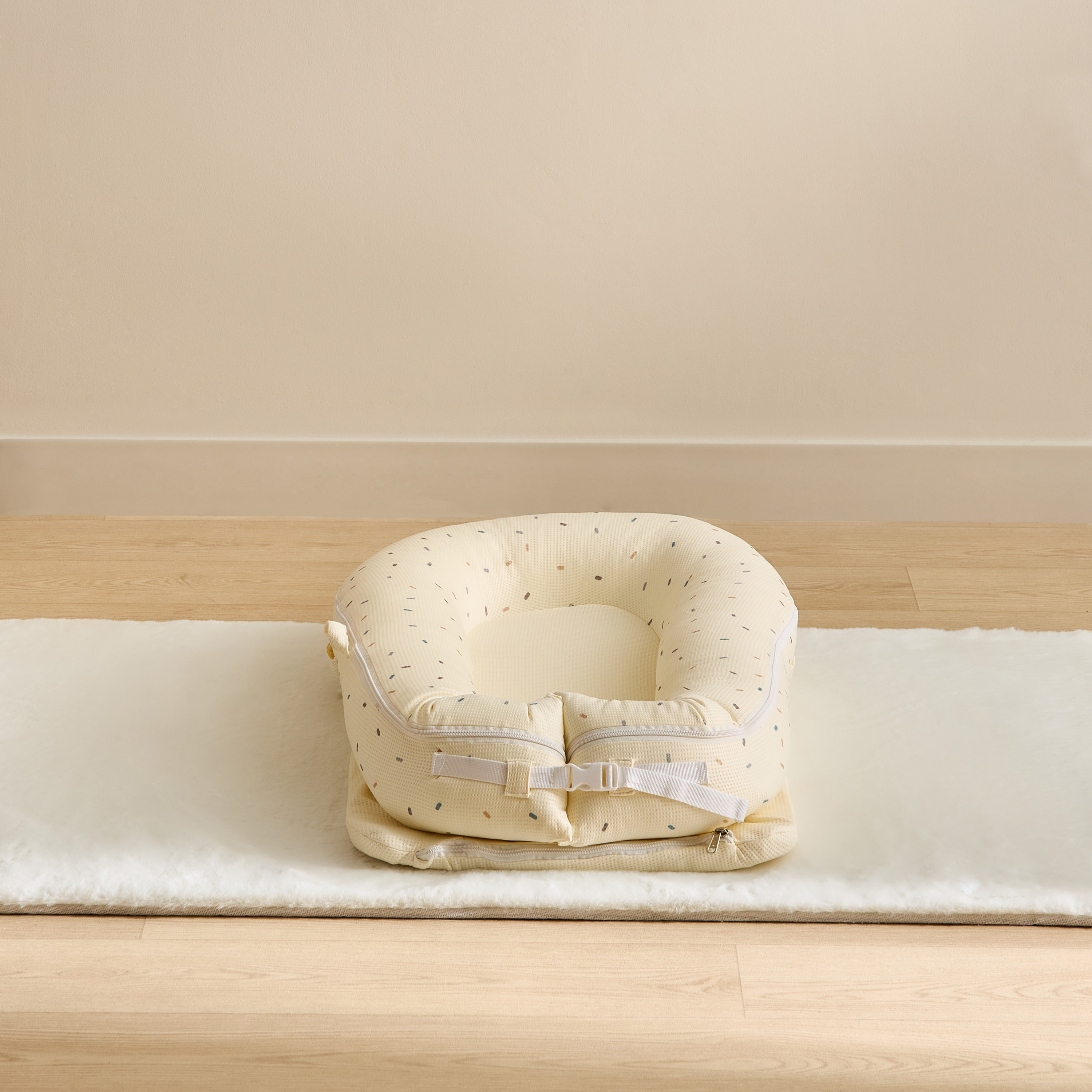 Giggles Waffle Texture Sleeping Bag with Mosquito Net-baby-nursery-blanketsandswaddles-swaddlesandsleepingbags-image-4