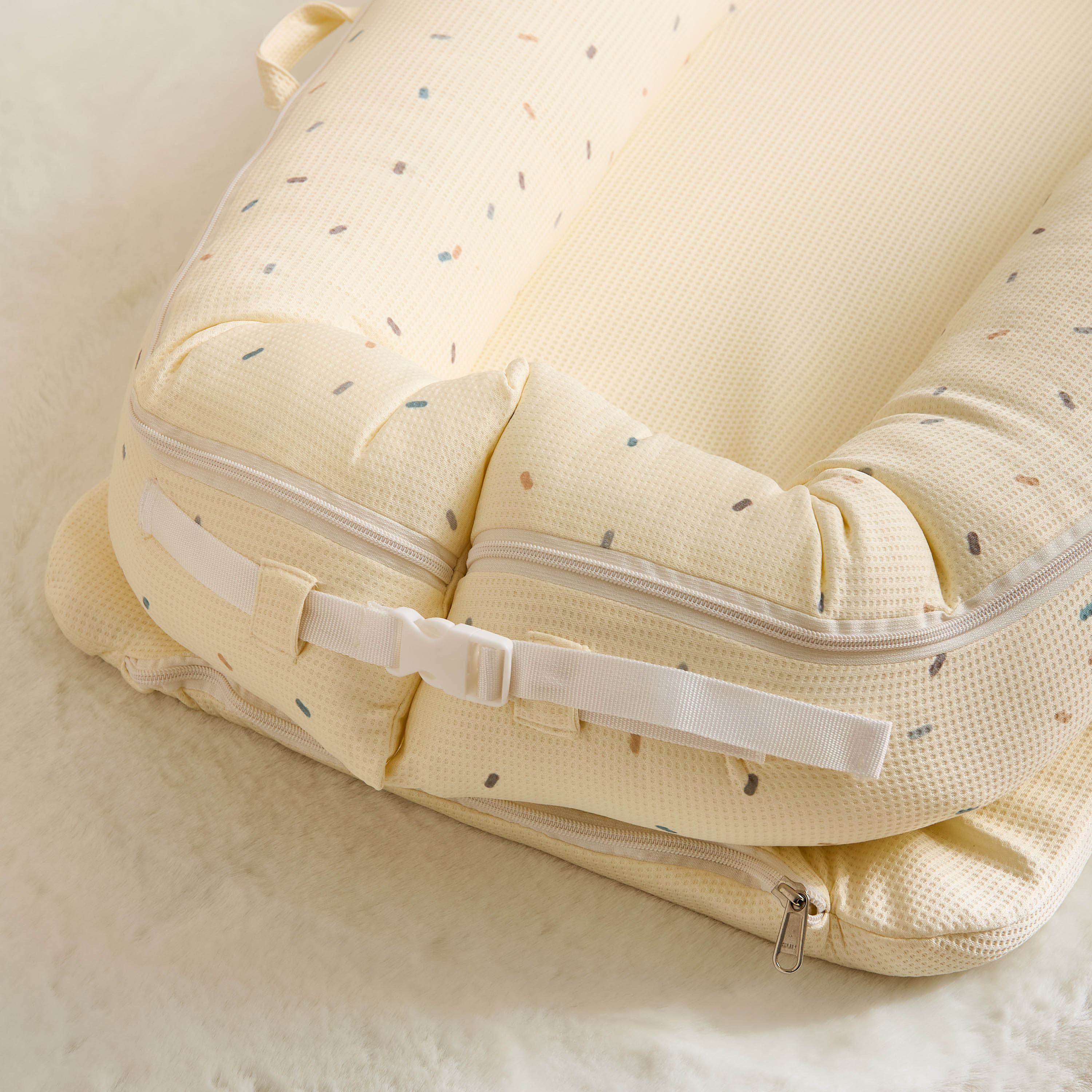 Giggles Waffle Texture Sleeping Bag with Mosquito Net-baby-nursery-blanketsandswaddles-swaddlesandsleepingbags-image-6
