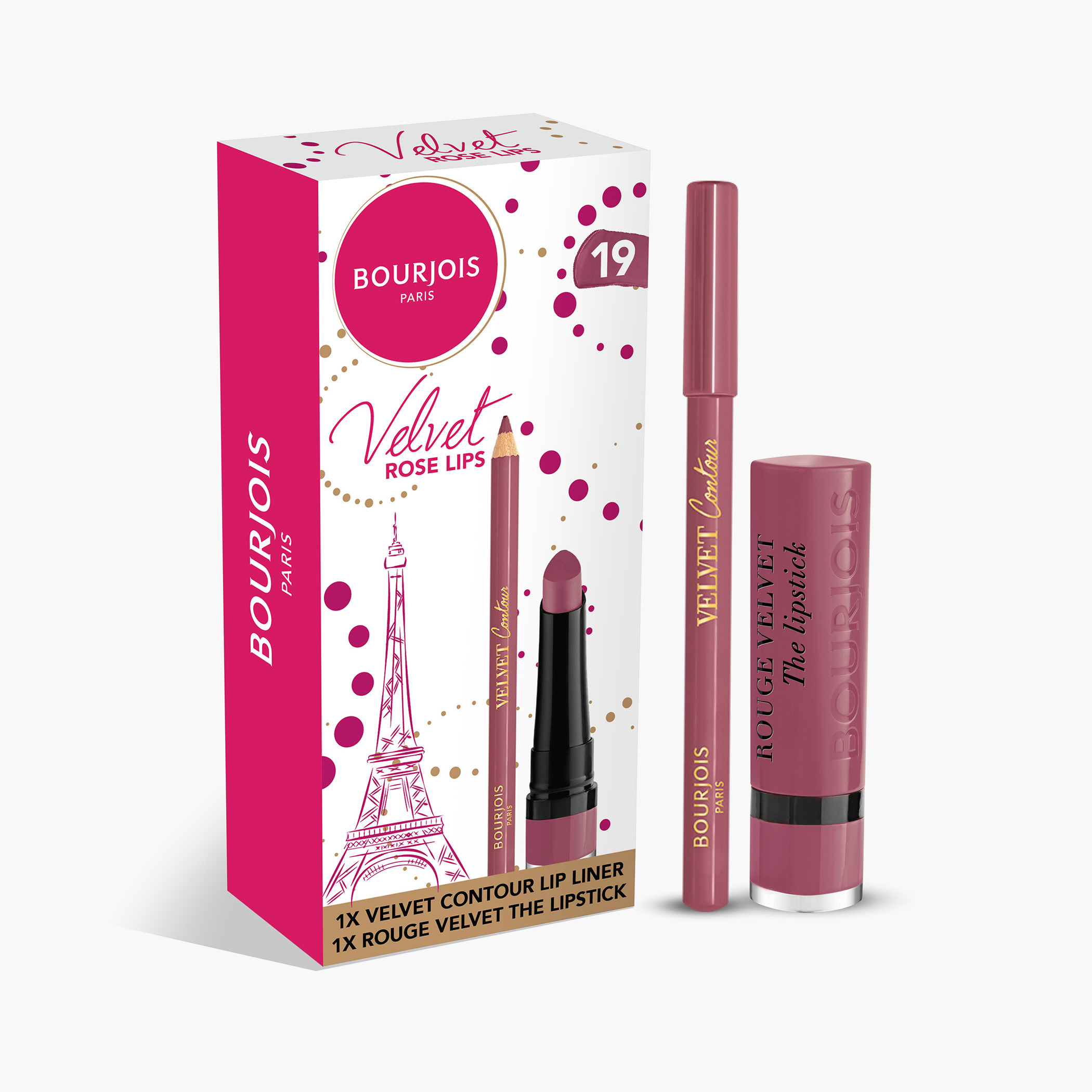 Bourjois Velvet Contour Lip Liner and Lipstick-beautyandpersonalcare-giftsets-image-1