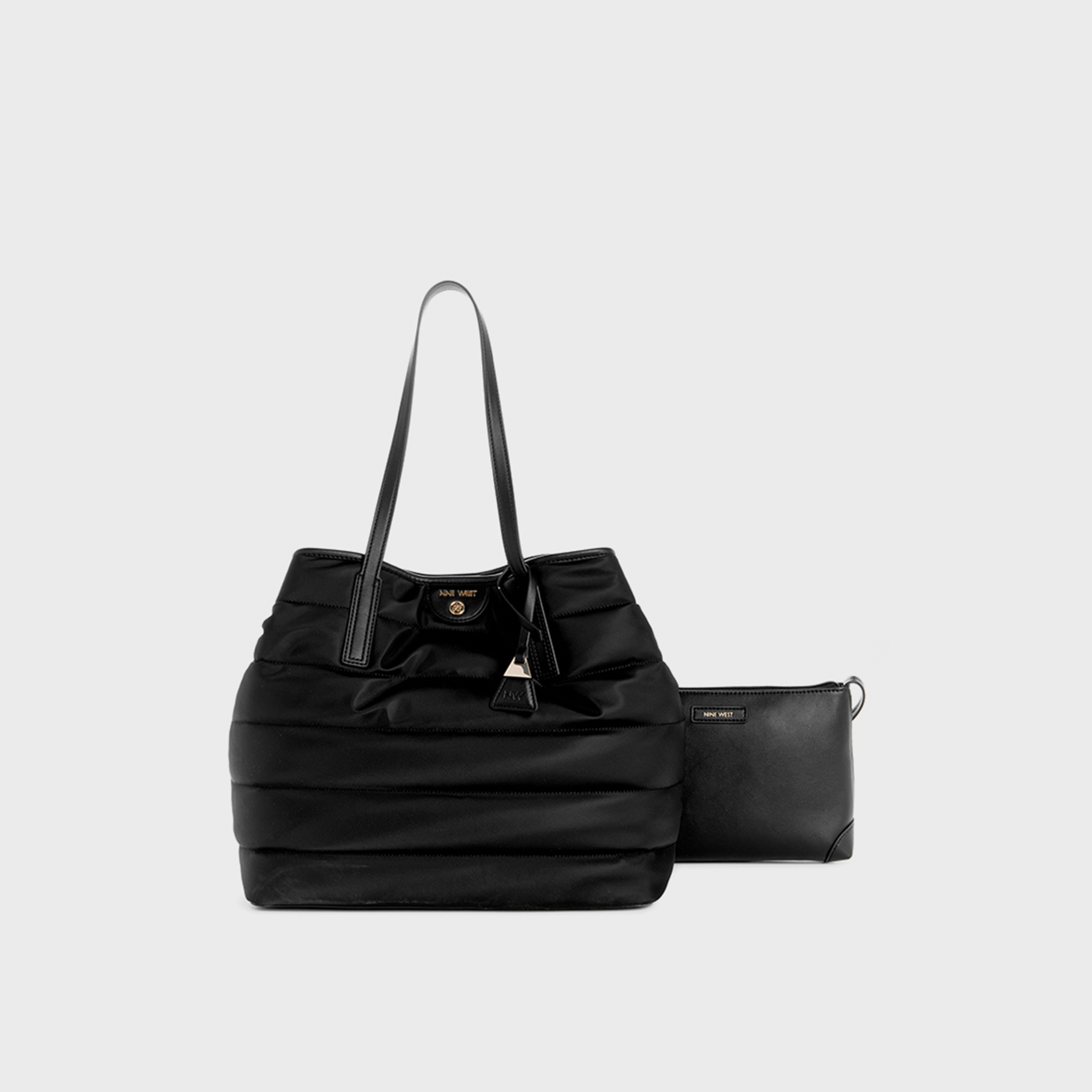 Shop Nine West Teagan Quilted Double Handle Tote Bag with