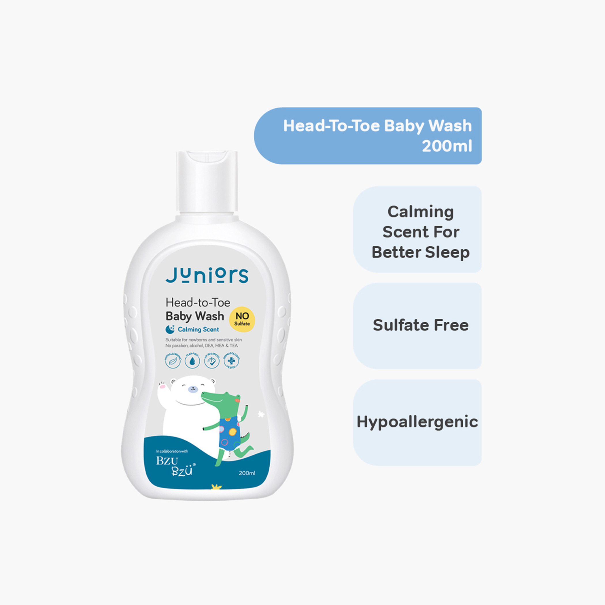 Juniors Head-to-Toe Baby Wash - 200 ml-baby-bathandcare-hairbodyskincare-image-3