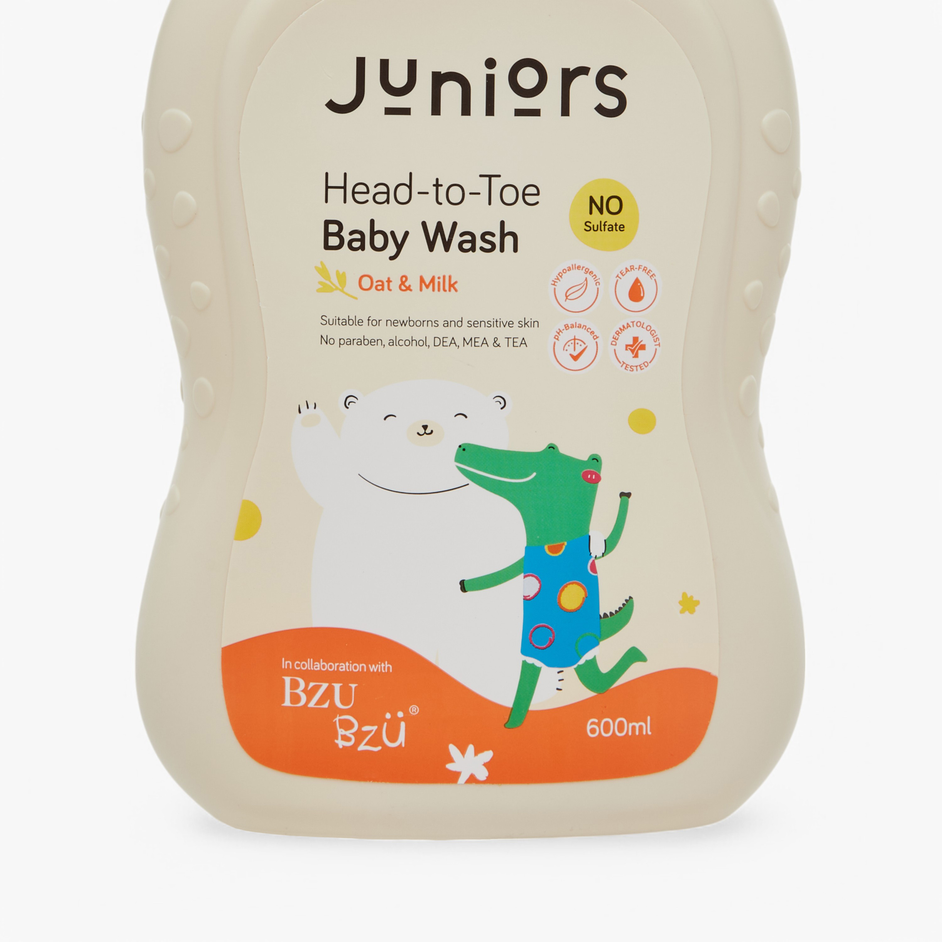 غسول أطفال هيد تو تو من جونيورز - 600 مل-baby-bathandcare-hairbodyskincare-image-2