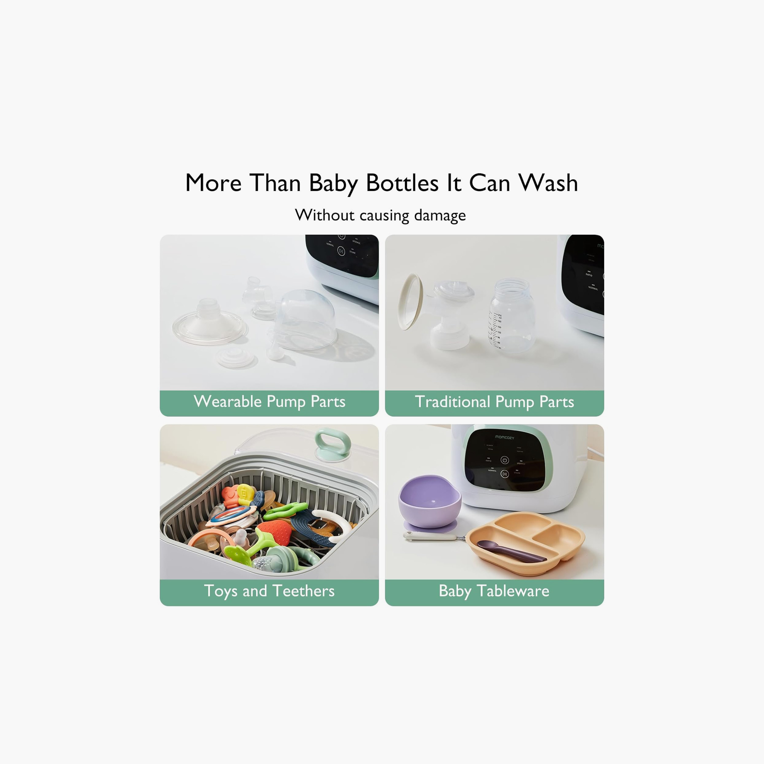 Momcozy KleanPal Touch Screen Bottle Washer, Sterilizer & Dryer-baby-feeding-sterilizersandwarmers-image-3