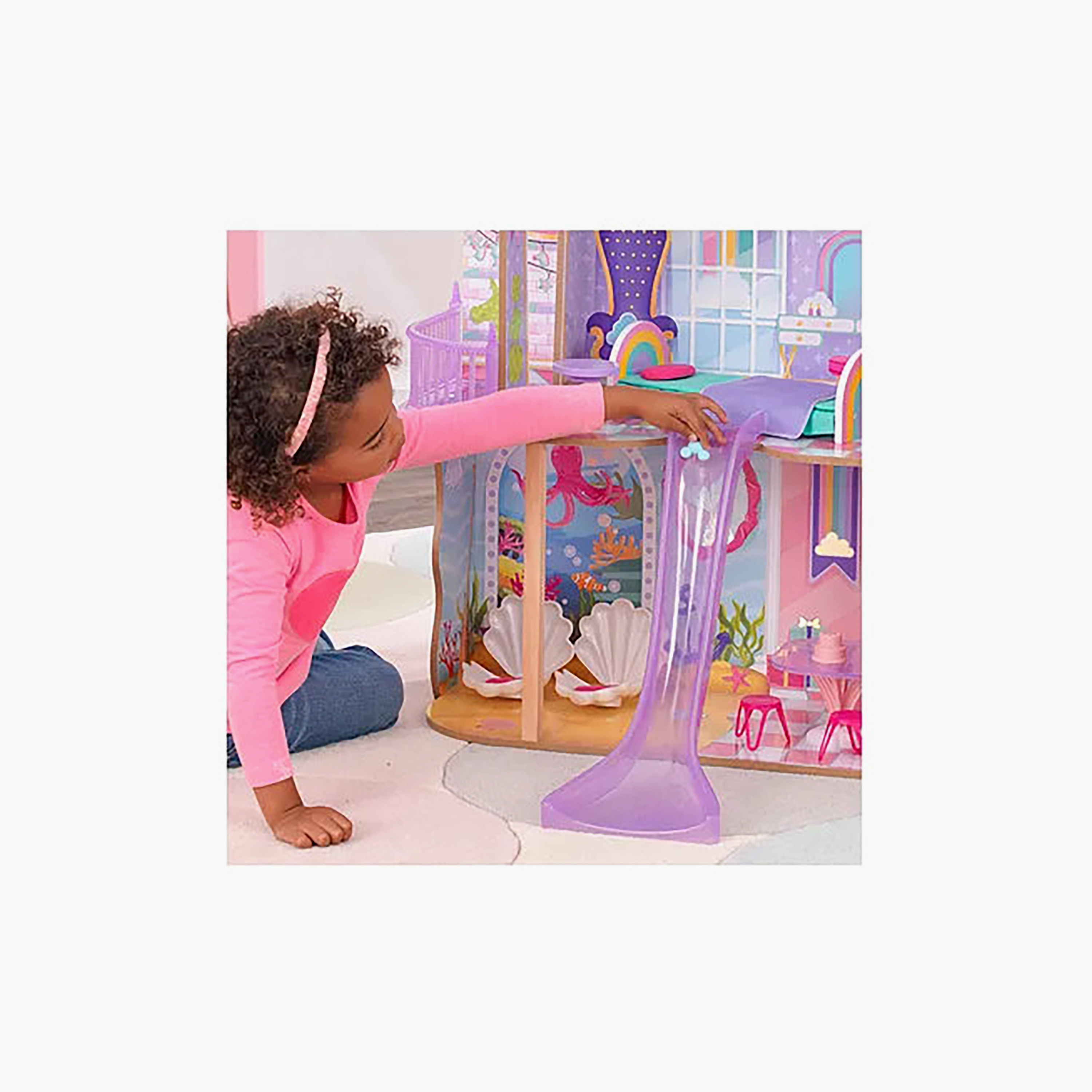 Kidkraft Rainbow Dreamers Unicorn Mermaid Dollhouse-toys-dollsandplaysets-dollhouses-image-11