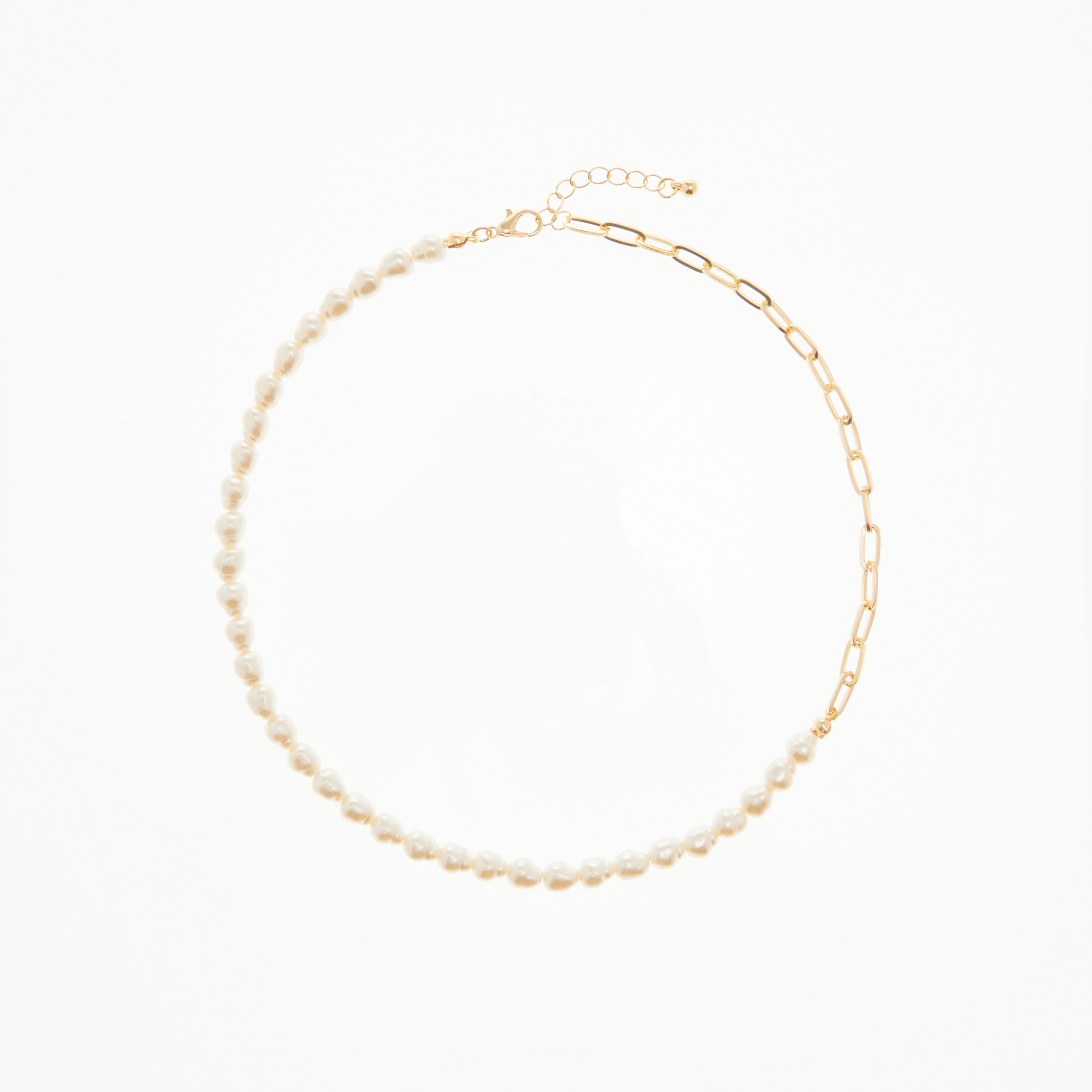 Pearl Embellished Necklace with Dangler Earrings Set-women-watchesandjewellery-jewellery-jewellerysets-image-3