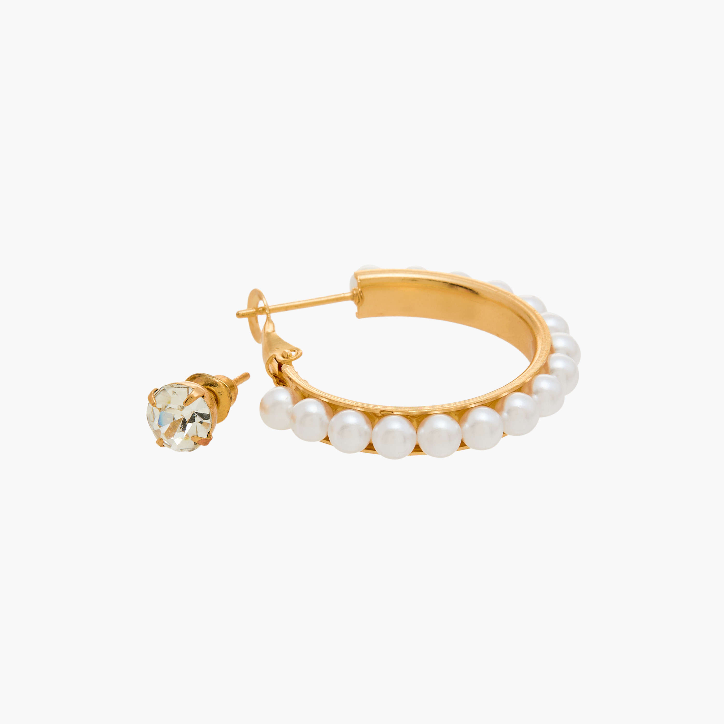 حلقان متنوعة بمكبس إغلاق خلفي - طقم 9 أزواج-women-watchesandjewellery-jewellery-earrings-image-6