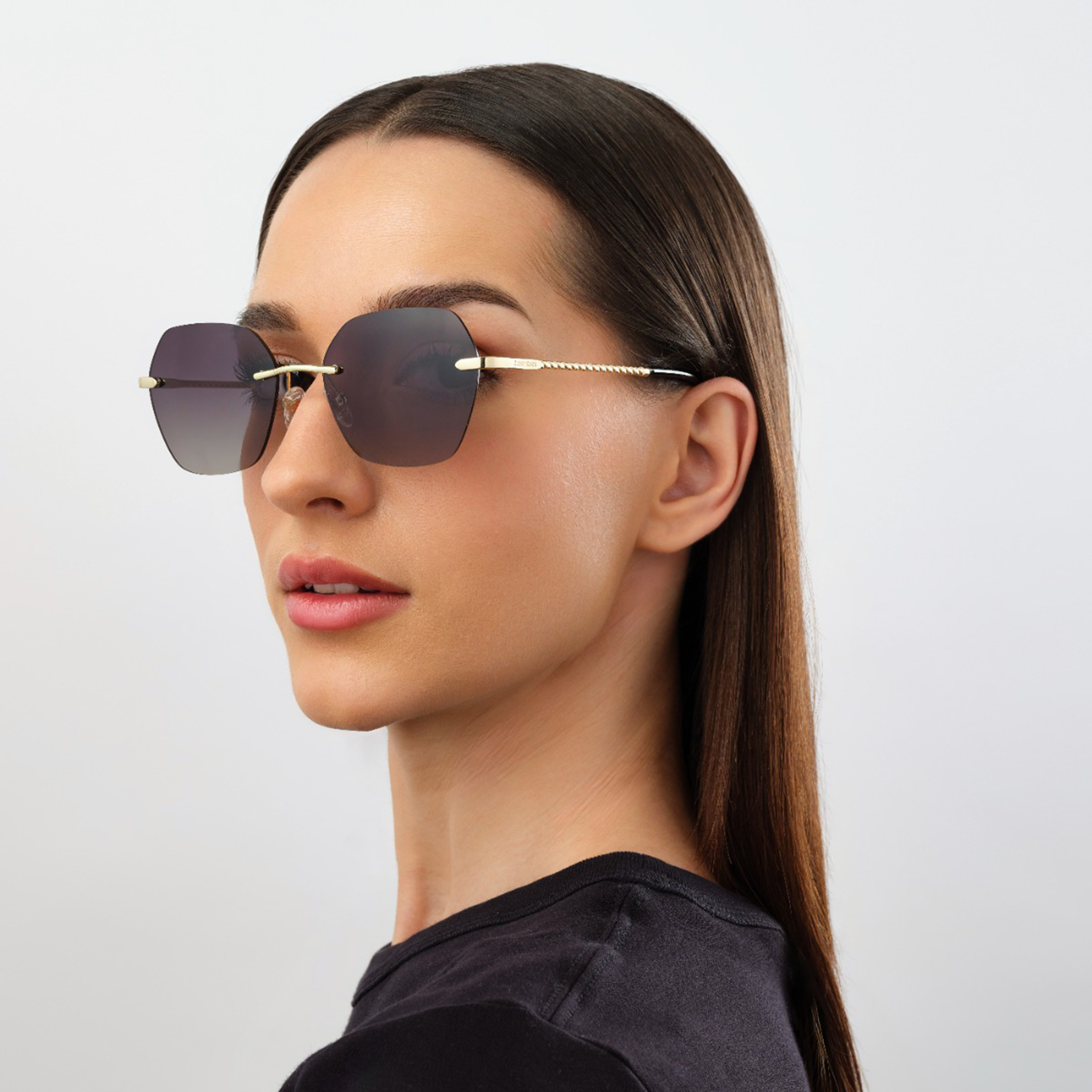 30صندايز-  نظارة شمسية سداسية رمادية   53 مم 30S-000295-2007-women-sunglasses-image-4