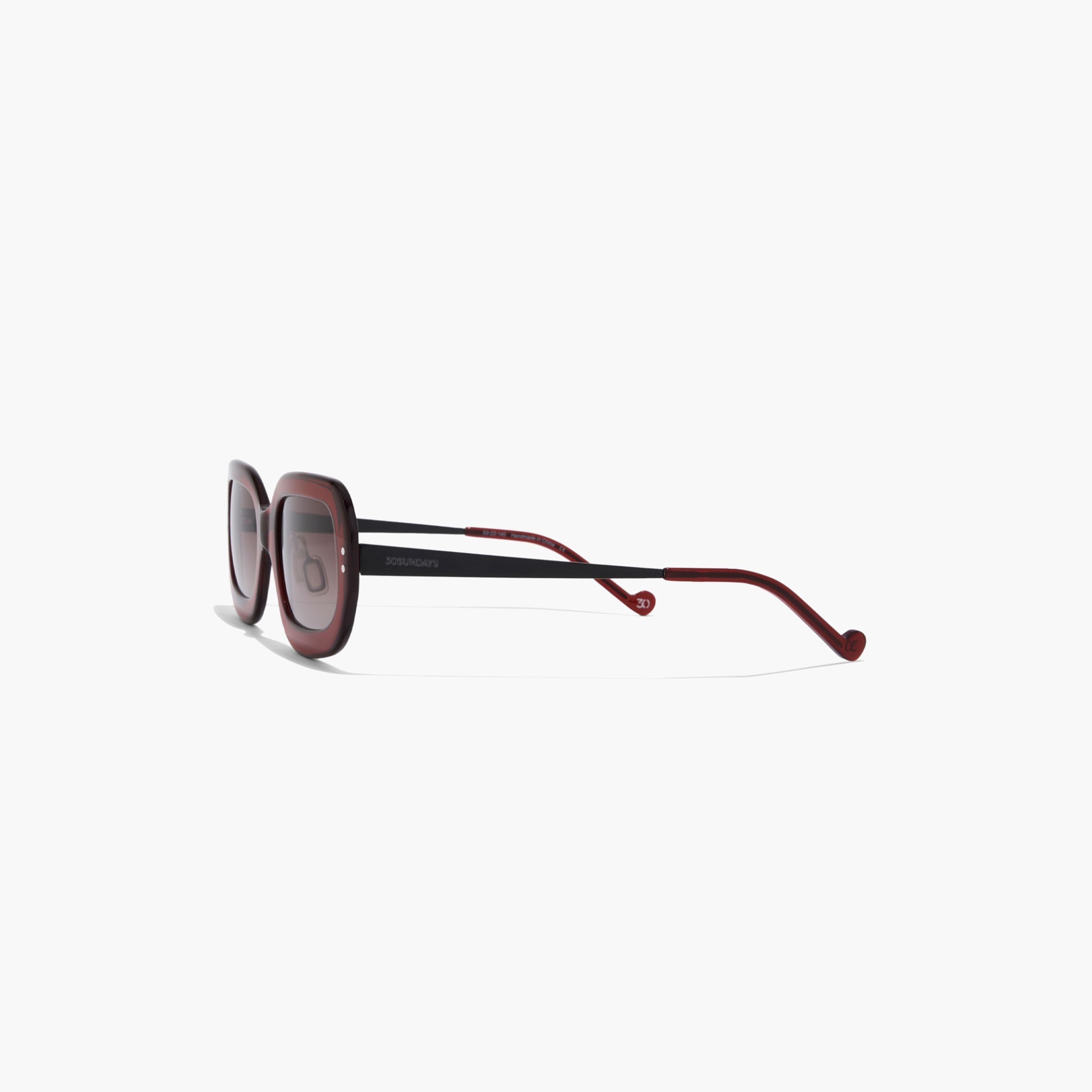 30Sundays 53MM Grey Rectangle Sunglasses 30S-000400-2607-women-sunglasses-image-3