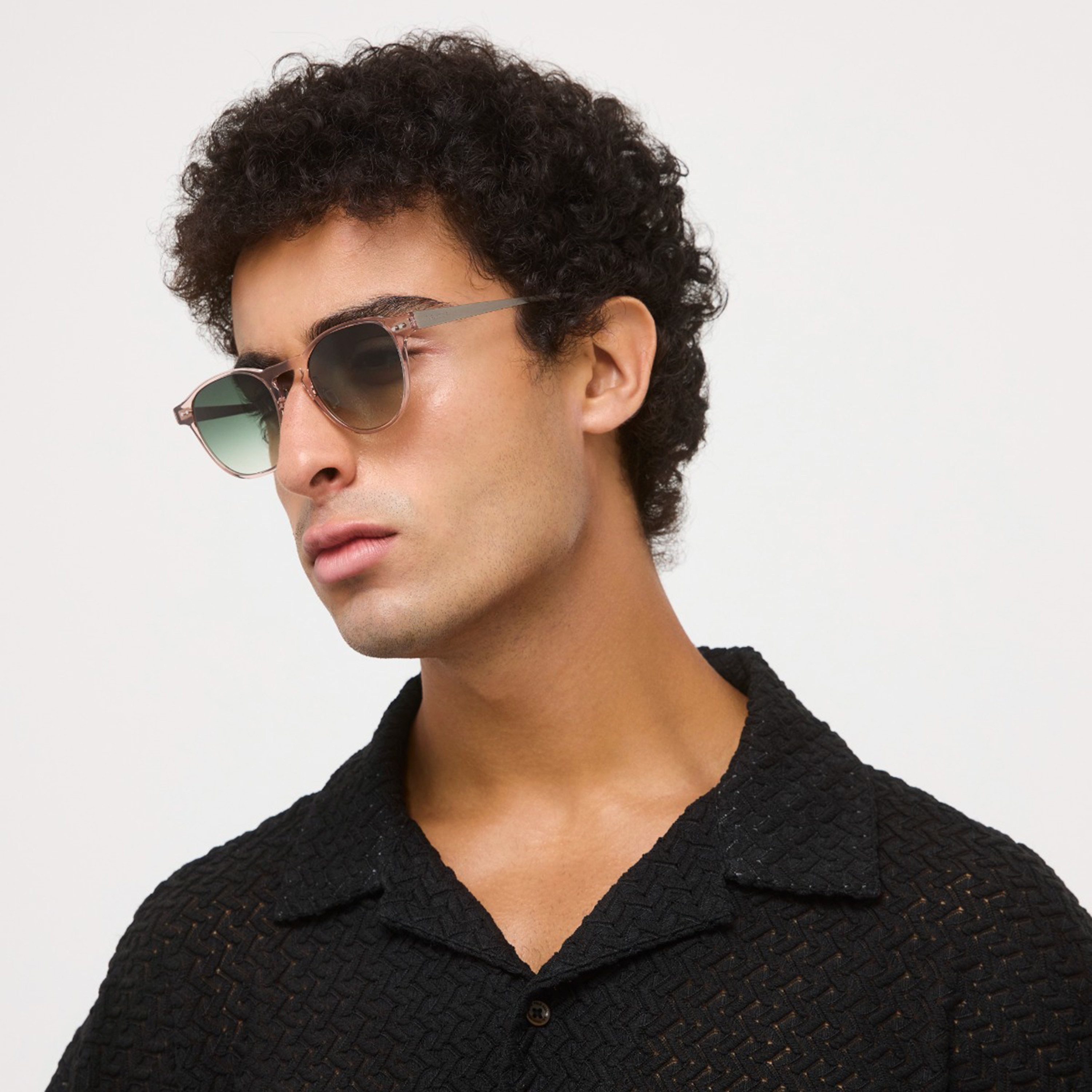 30صندايز-  نظارة شمسية هندسية خضراء   49 مم 30S-000403-0906-men-sunglasses-image-4