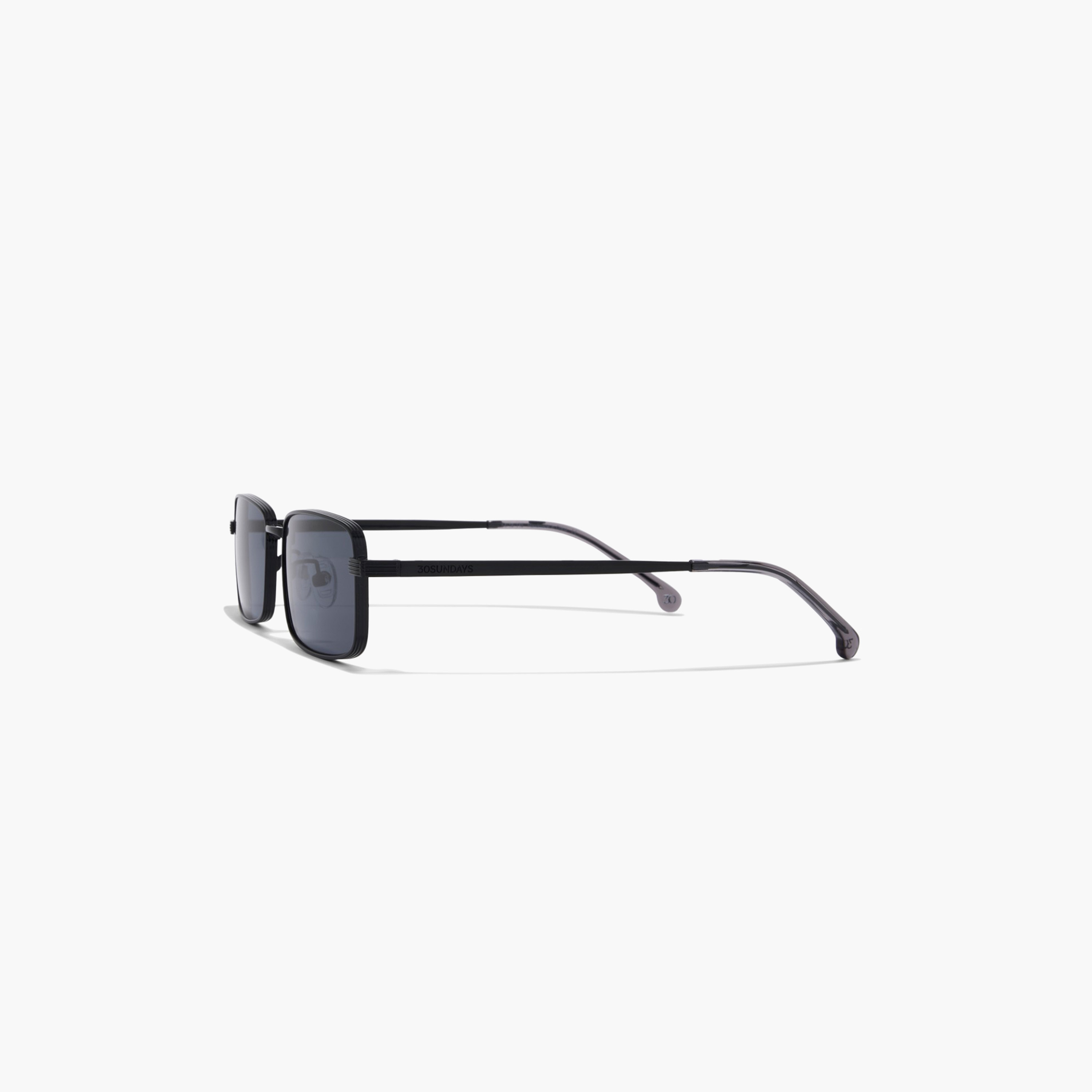 30صندايز-  نظارة شمسية مستطيلة رمادية   54 مم 30S-000404-0107-men-sunglasses-image-3