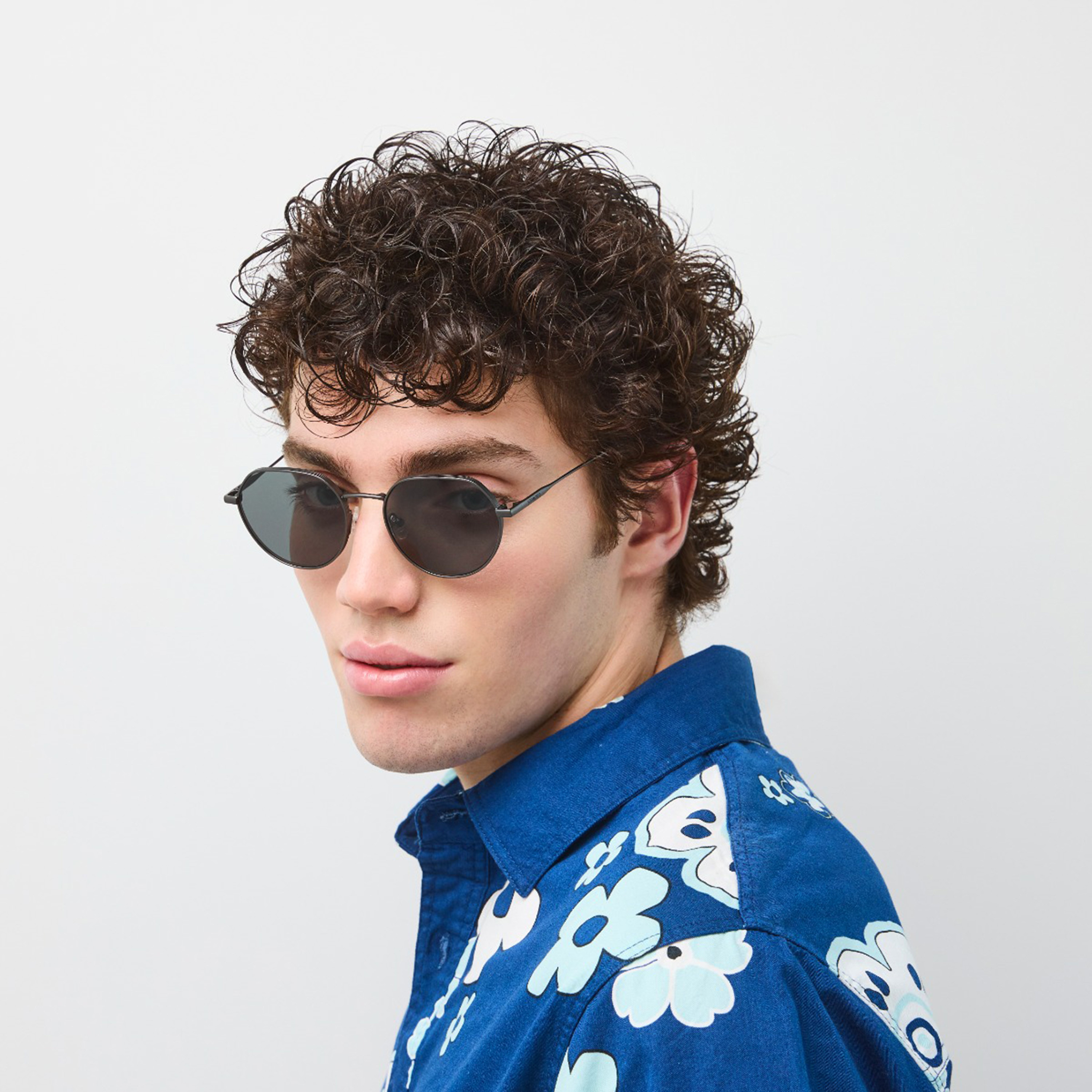 30صندايز-  نظارة شمسية هندسية سوداء   52 مم 30S-000407-0701-men-sunglasses-image-5