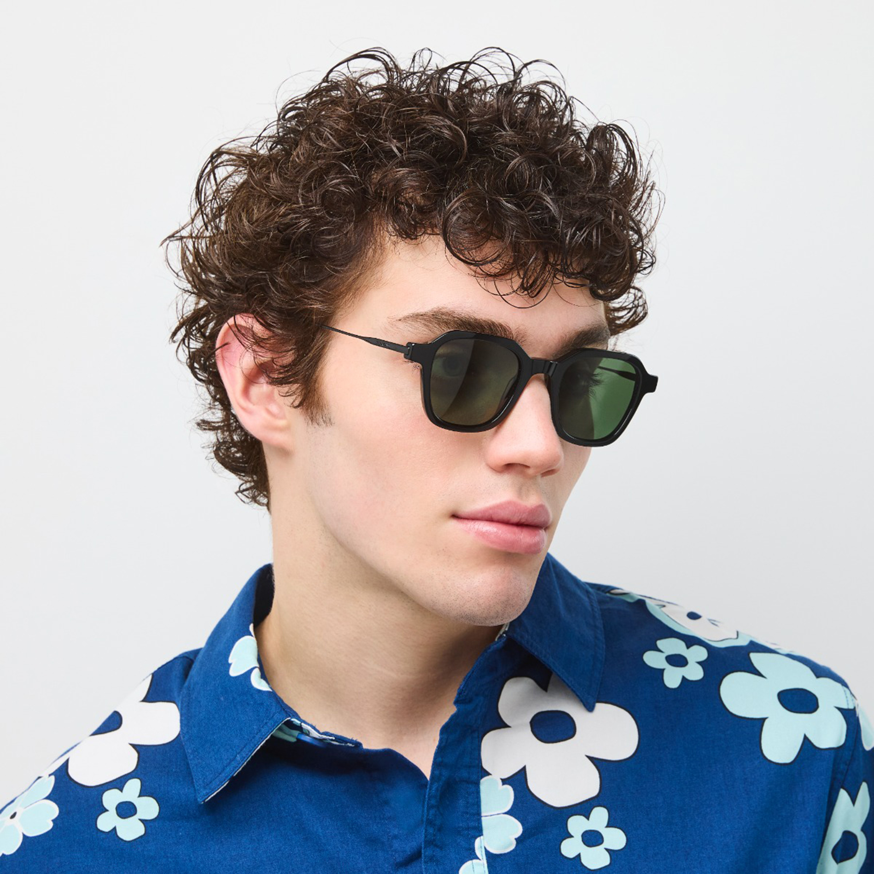 30Sundays 48MM Green Geometric Sunglasses 30S-000408-0106-men-sunglasses-image-4