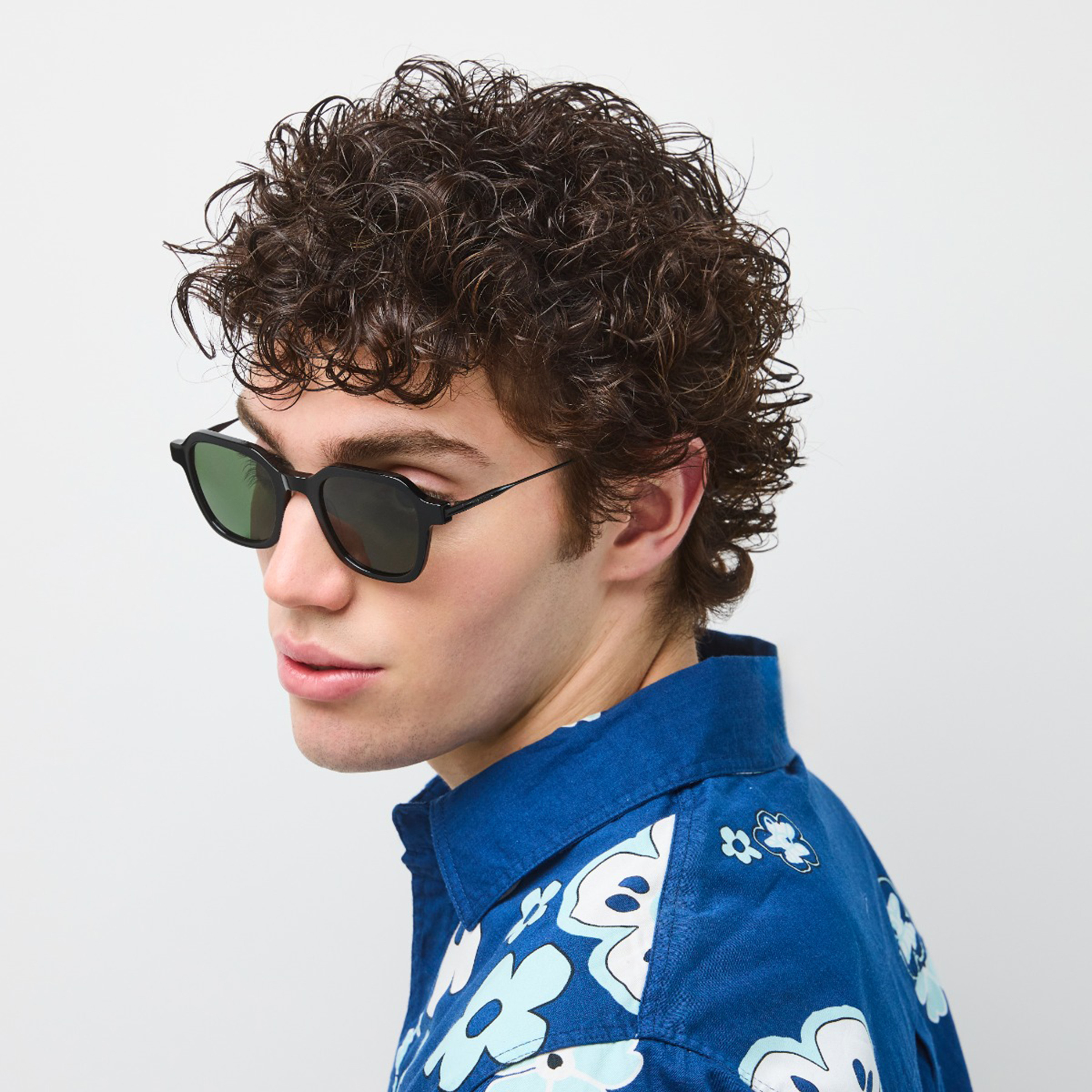 30Sundays 48MM Green Geometric Sunglasses 30S-000408-0106-men-sunglasses-image-5