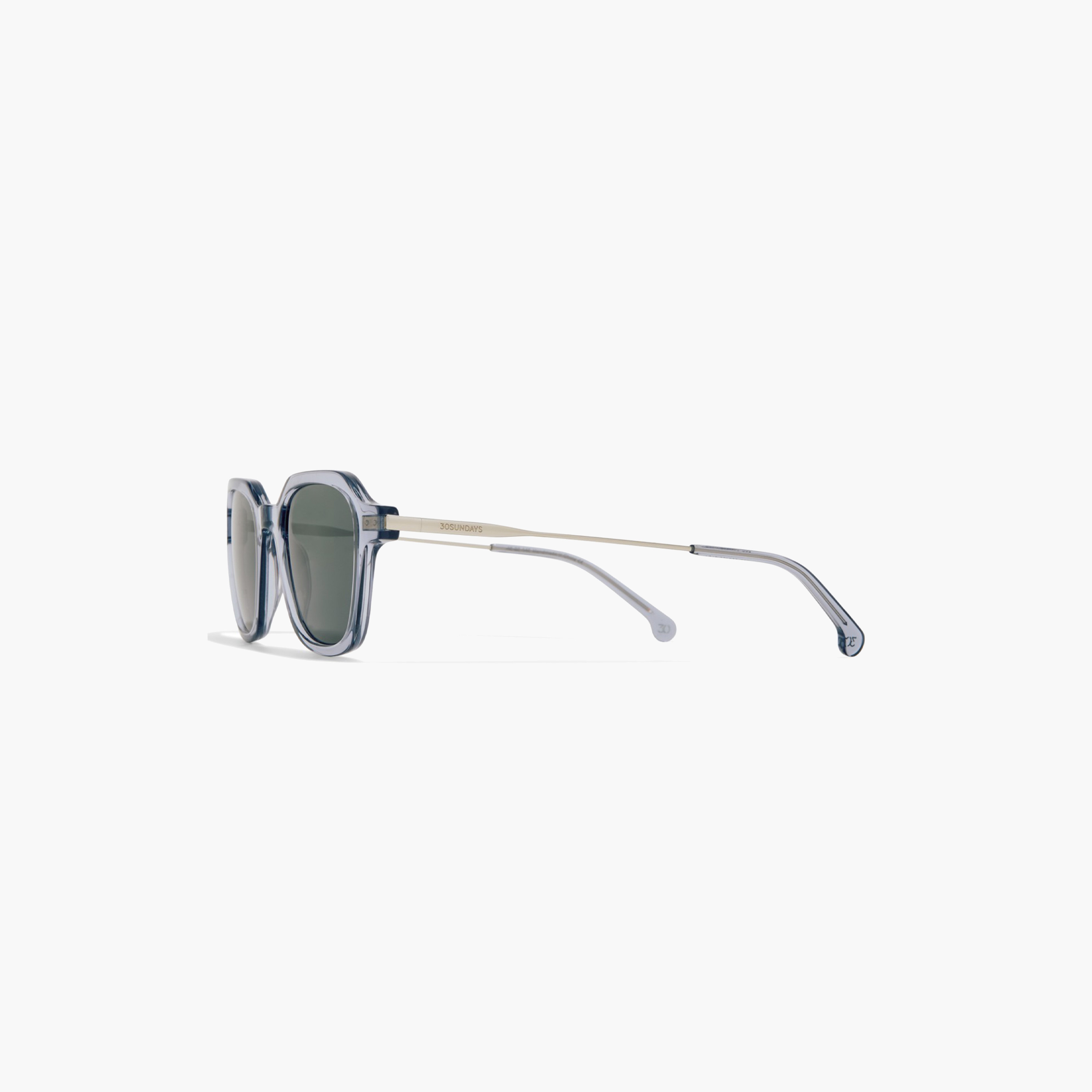 30صندايز-  نظارة شمسية هندسية سوداء   48 مم 30S-000408-0701-men-sunglasses-image-3