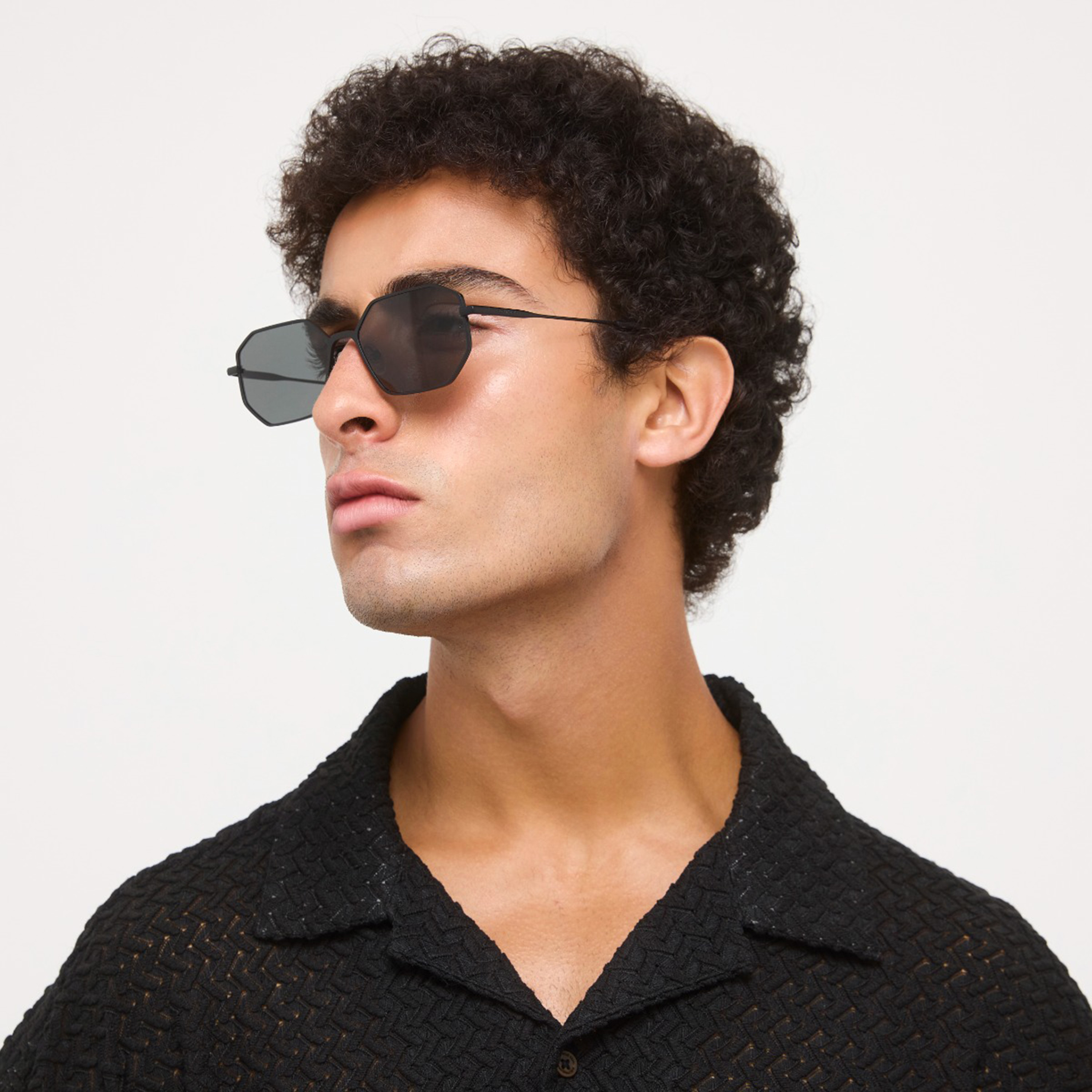 30صندايز-  نظارة شمسية هندسية سوداء   55 مم 30S-000410-0101-men-sunglasses-image-5