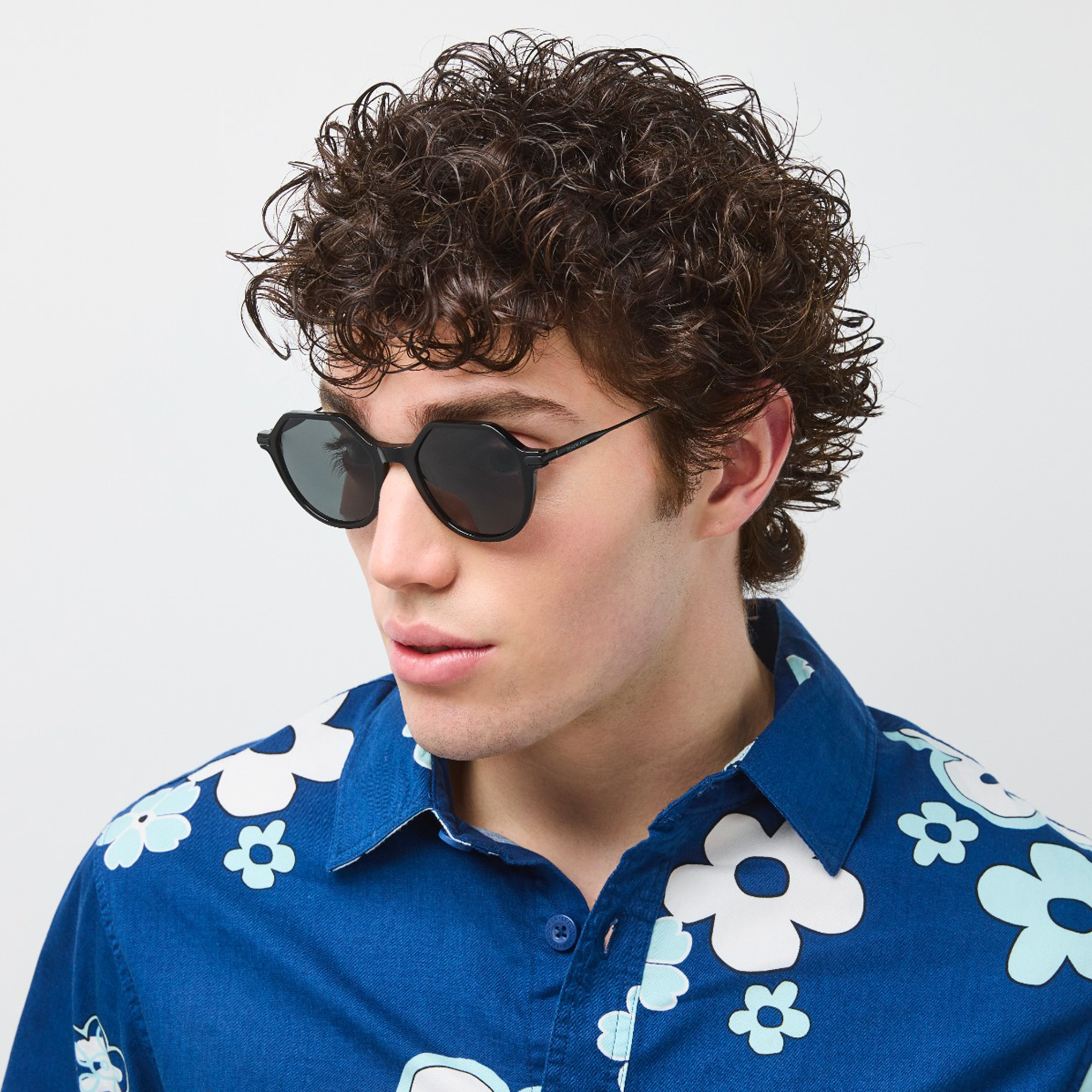 30Sundays 50MM Black Geometric Sunglasses 30S-000411-0101-men-sunglasses-image-4