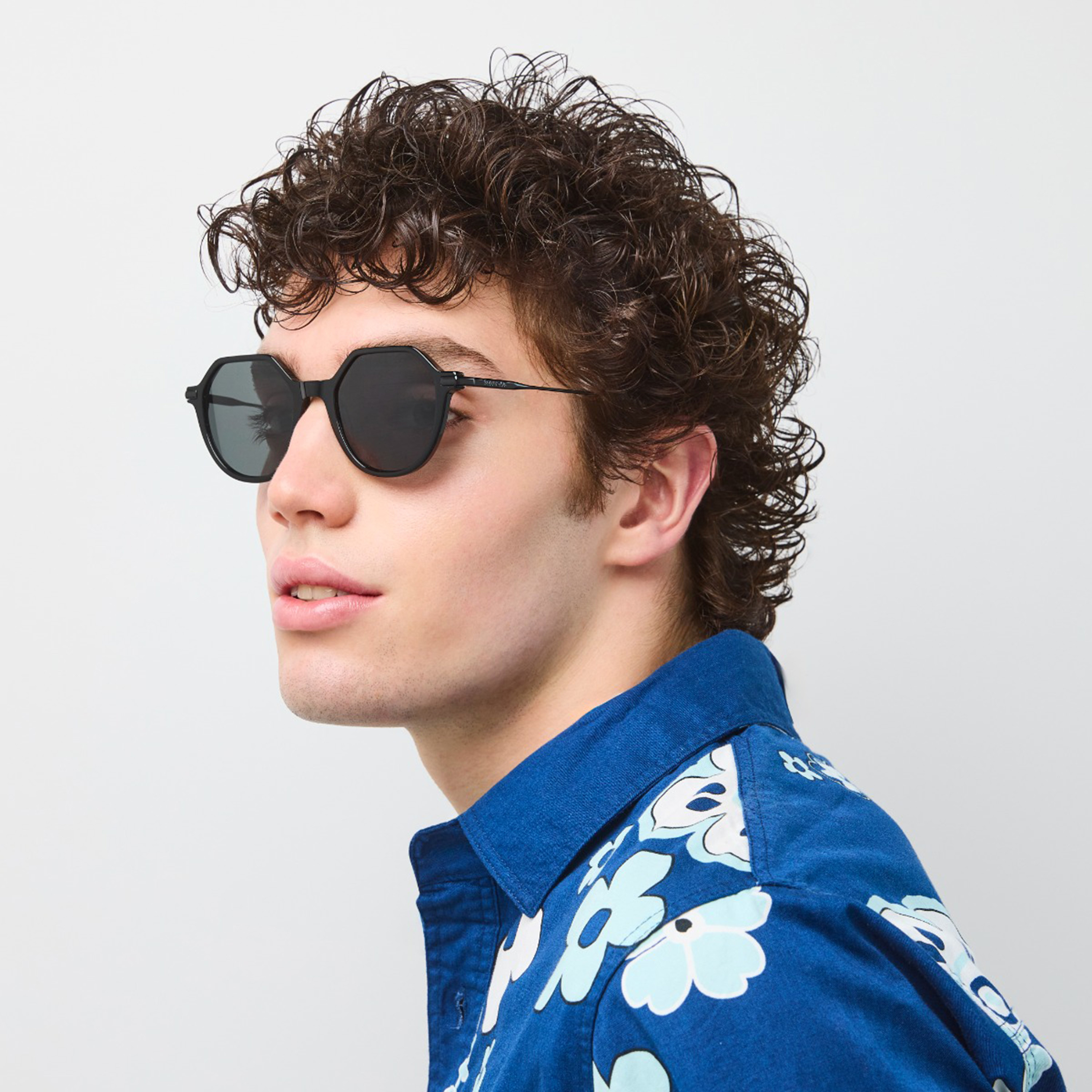 30صندايز-  نظارة شمسية هندسية سوداء   50 مم 30S-000411-0101-men-sunglasses-image-5