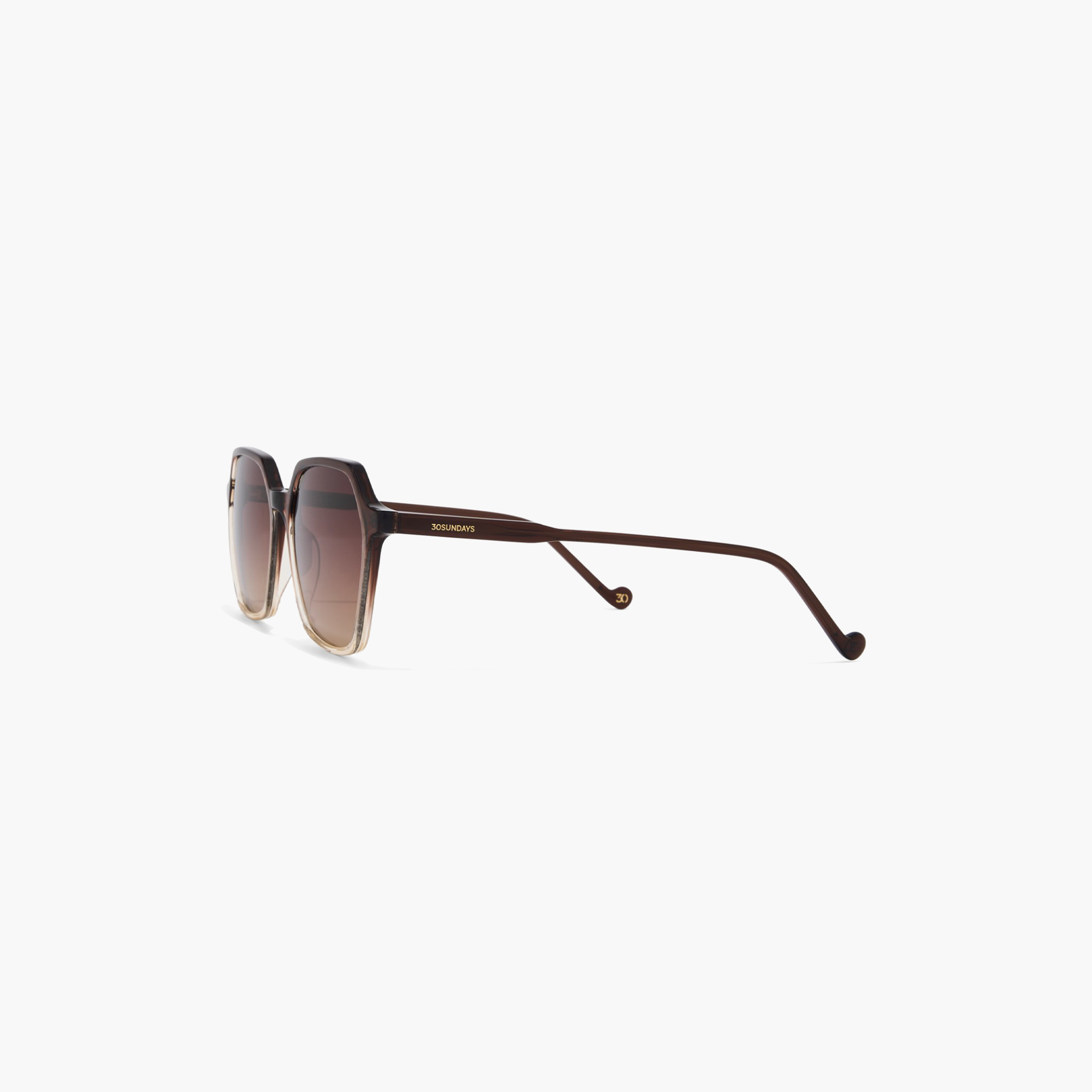 30صندايز-  نظارة شمسية هندسية بنية   53 مم 30S-000413-0404-women-sunglasses-image-3
