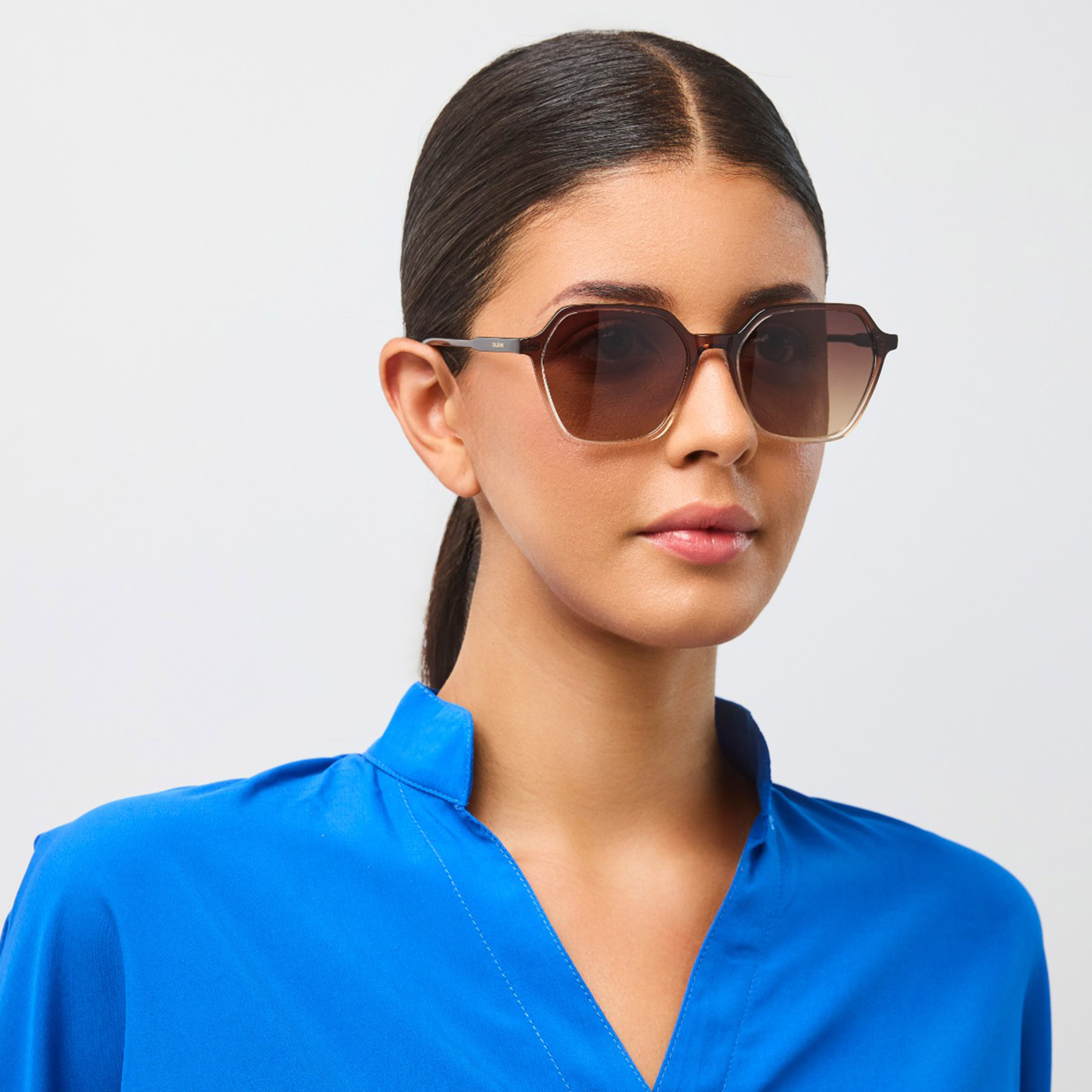 30صندايز-  نظارة شمسية هندسية بنية   53 مم 30S-000413-0404-women-sunglasses-image-5