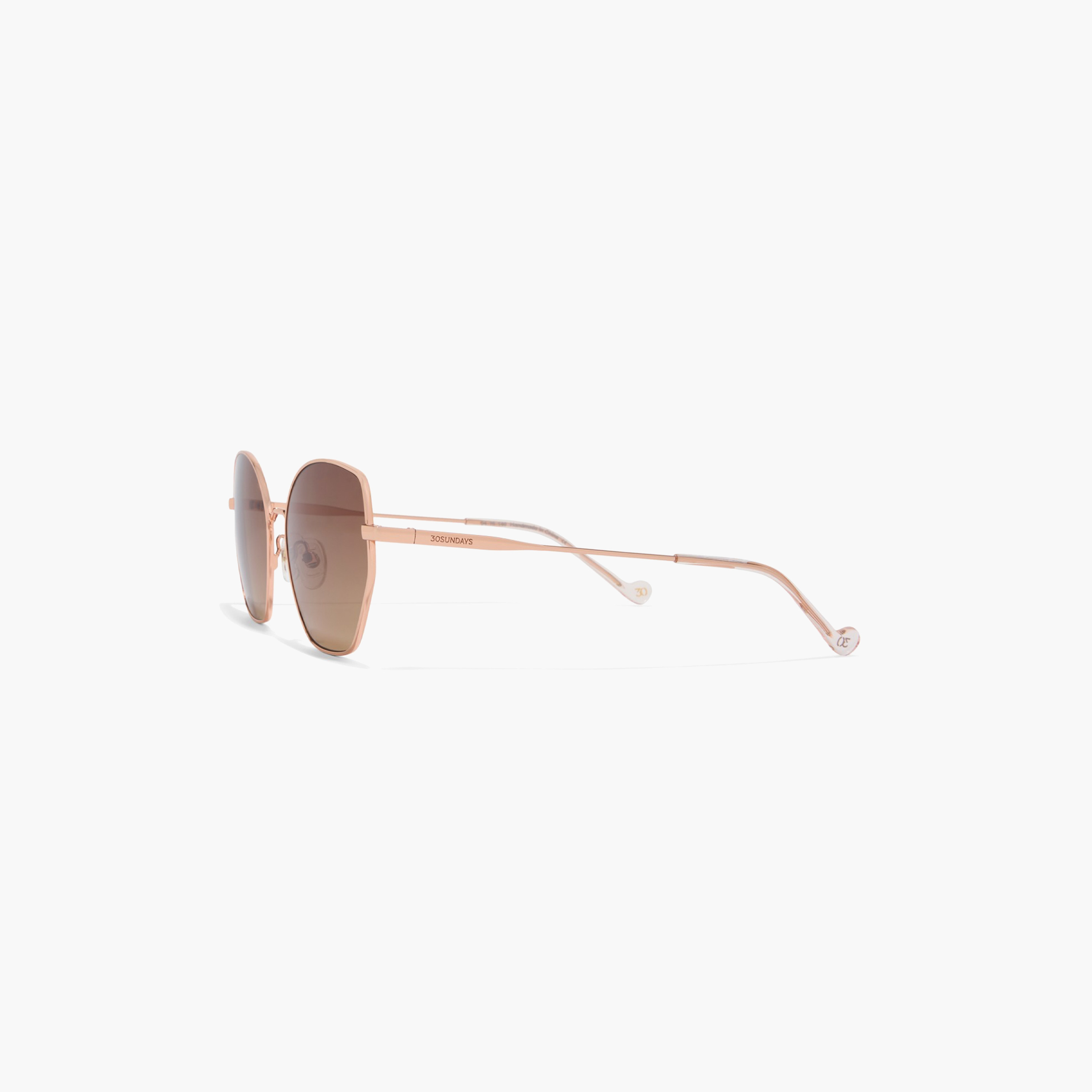 30Sundays 54MM Brown Geometric Sunglasses 30S-000415-2304-women-sunglasses-image-3