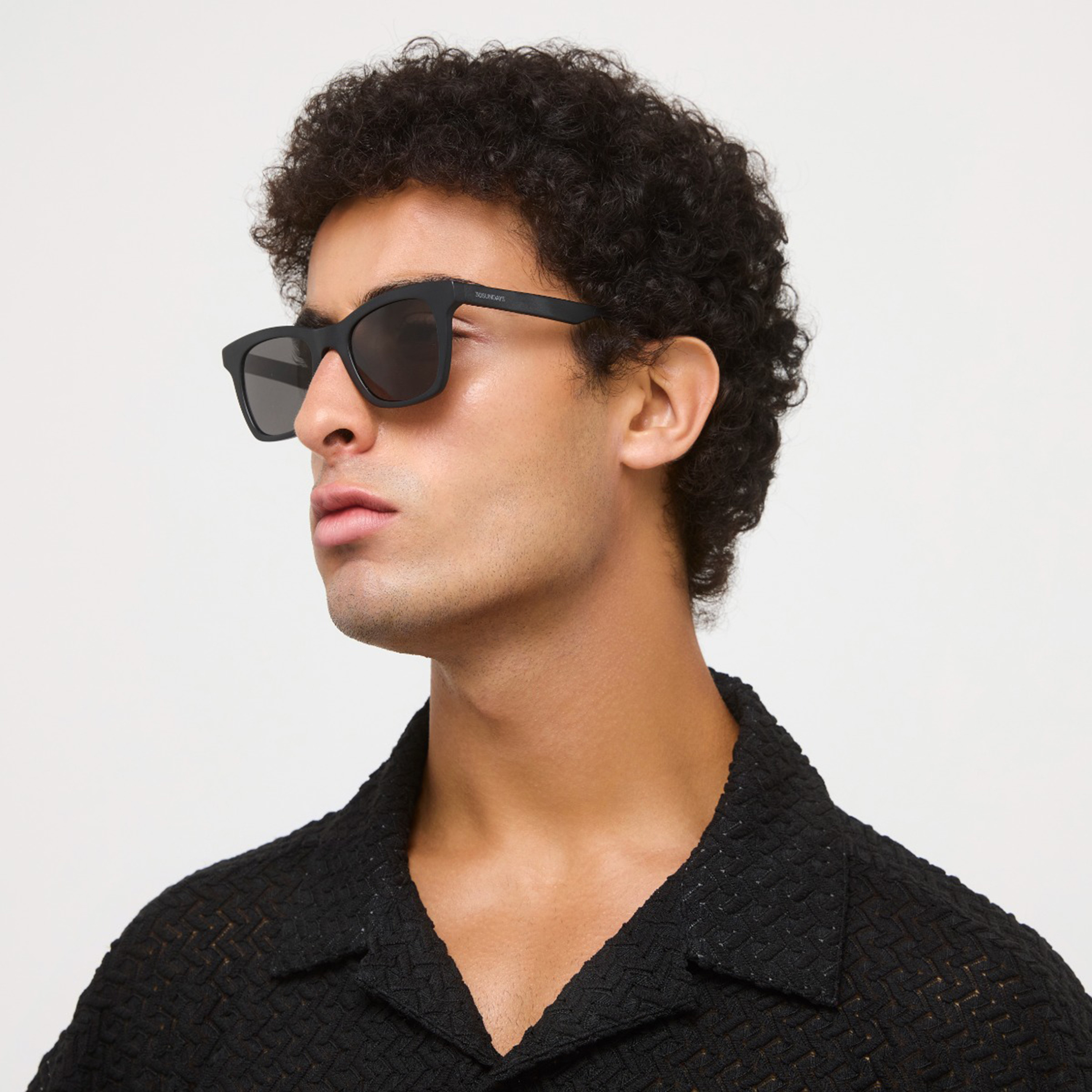 30صندايز-  نظارة شمسية مستطيلة رمادية   49 مم 30S-000417-1707-men-sunglasses-image-4